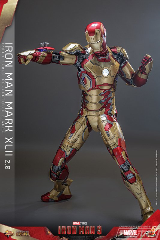 トニー・スターク ヘッド 1/6スケール アイアンマン・マーク42 2.0