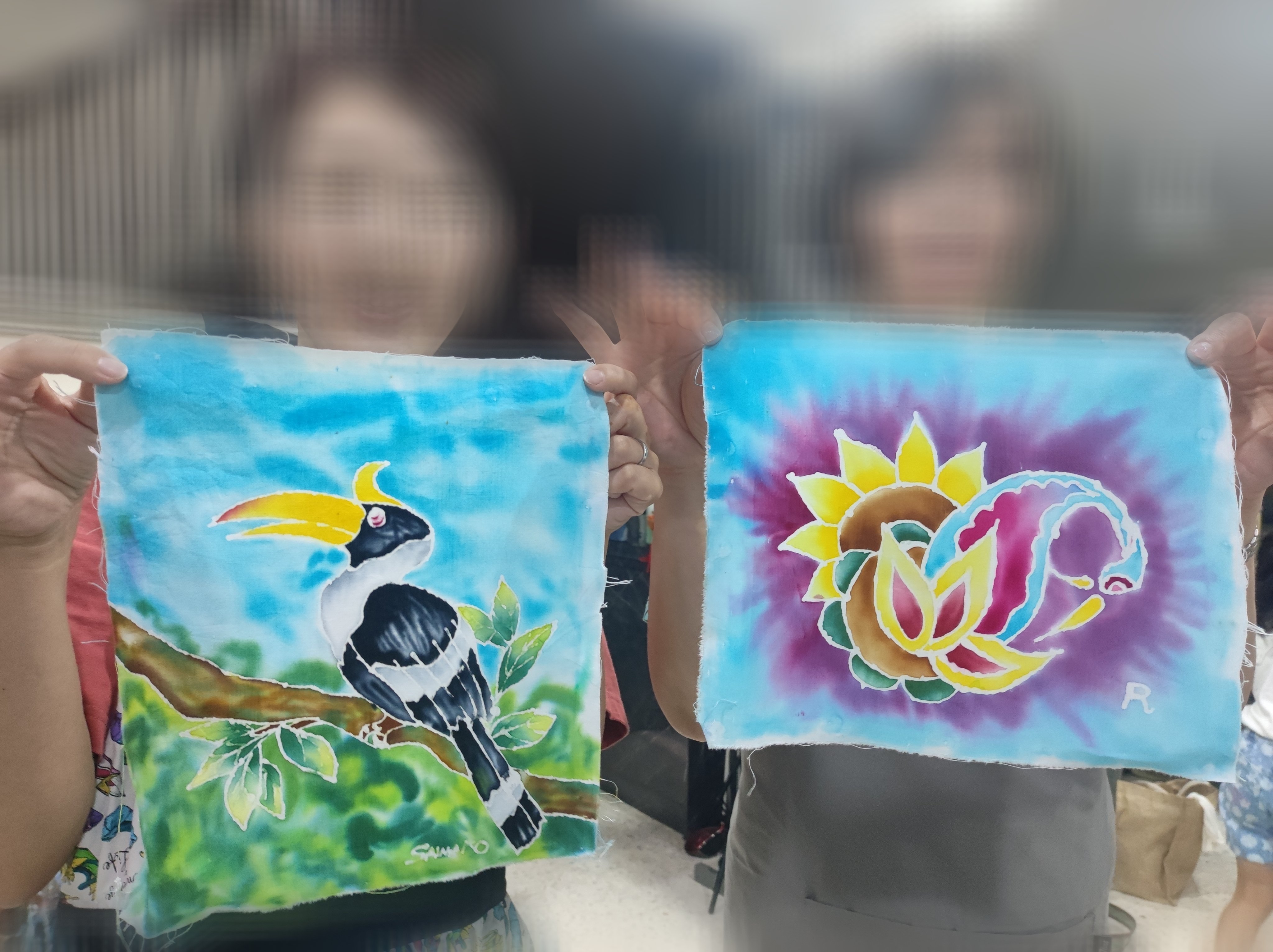 マレーシア旅行で見たものバティックで描いちゃおう🤩｜Chiharu