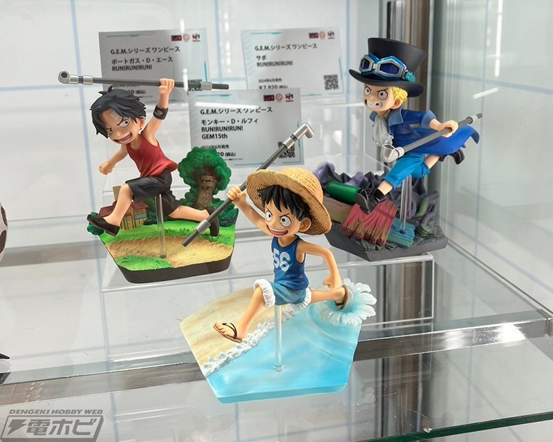 ワンピース』RUN!RUN!RUN! ルフィがG.E.M.15周年特別仕様でフィギュア