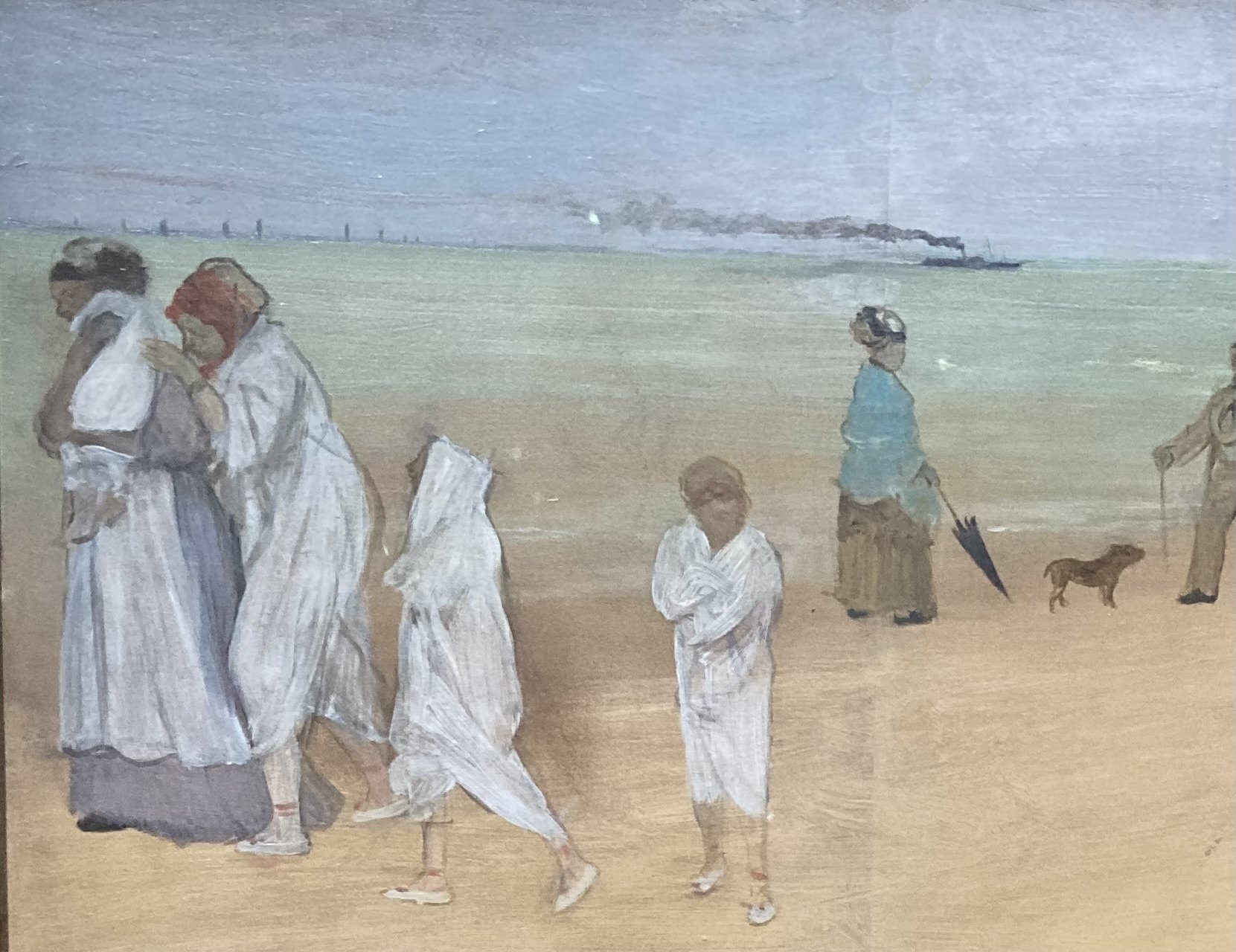 子供のためのオルセー美術館(135)泳ぎ終わったあとに/ドガ・夏の海