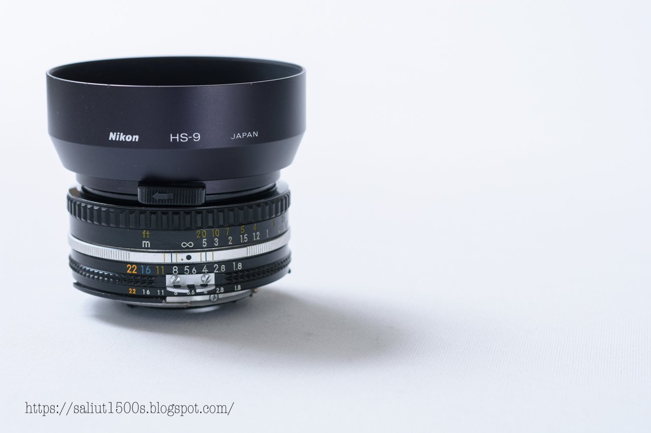 ニッコールレンズとレンズフードの話】『閃光のAI Nikkor 50mm F1.8S
