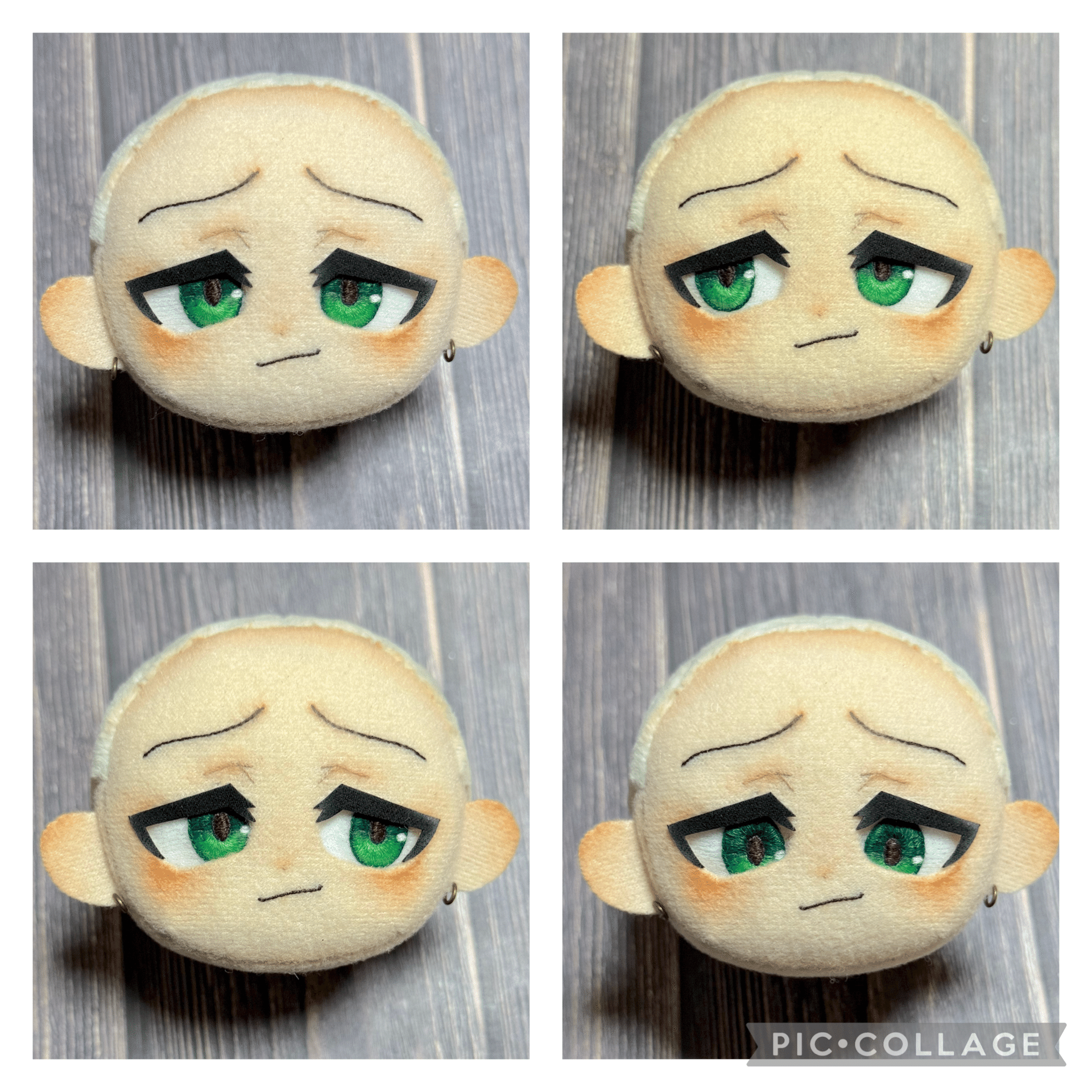 自作ぬいぐるみ・まつ毛の男の子 自作ぬいぐるみ・まつ毛の男の子 ぬい