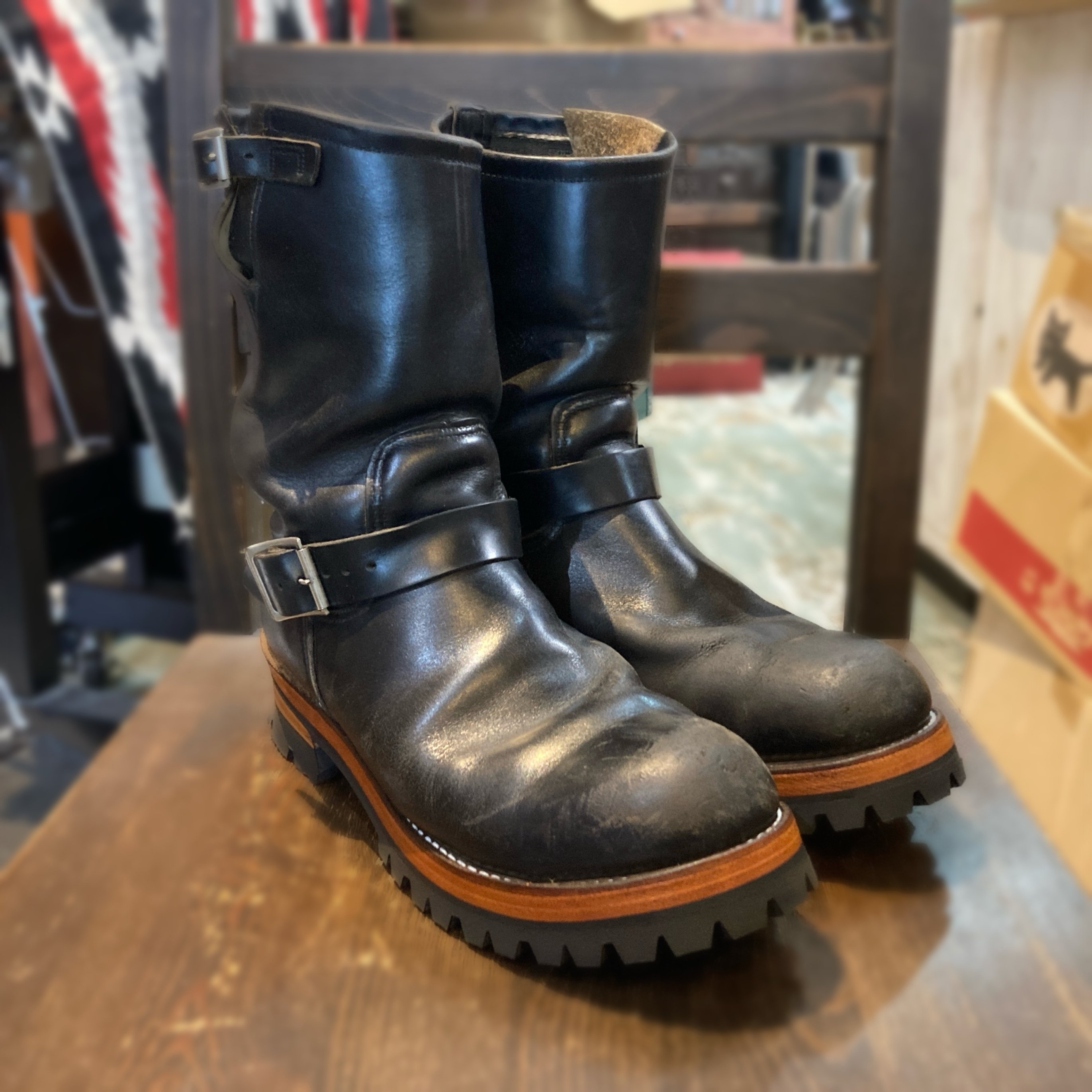 Resole/ソールカスタム】Red Wing#2268 Engineer Boots｜CREA Repair