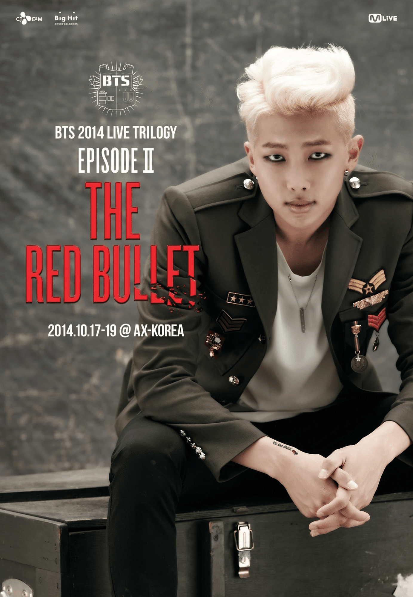 BTS 2014 LIVE TRILOGYEPISODE Ⅱ: THE RED BULLET ポスター