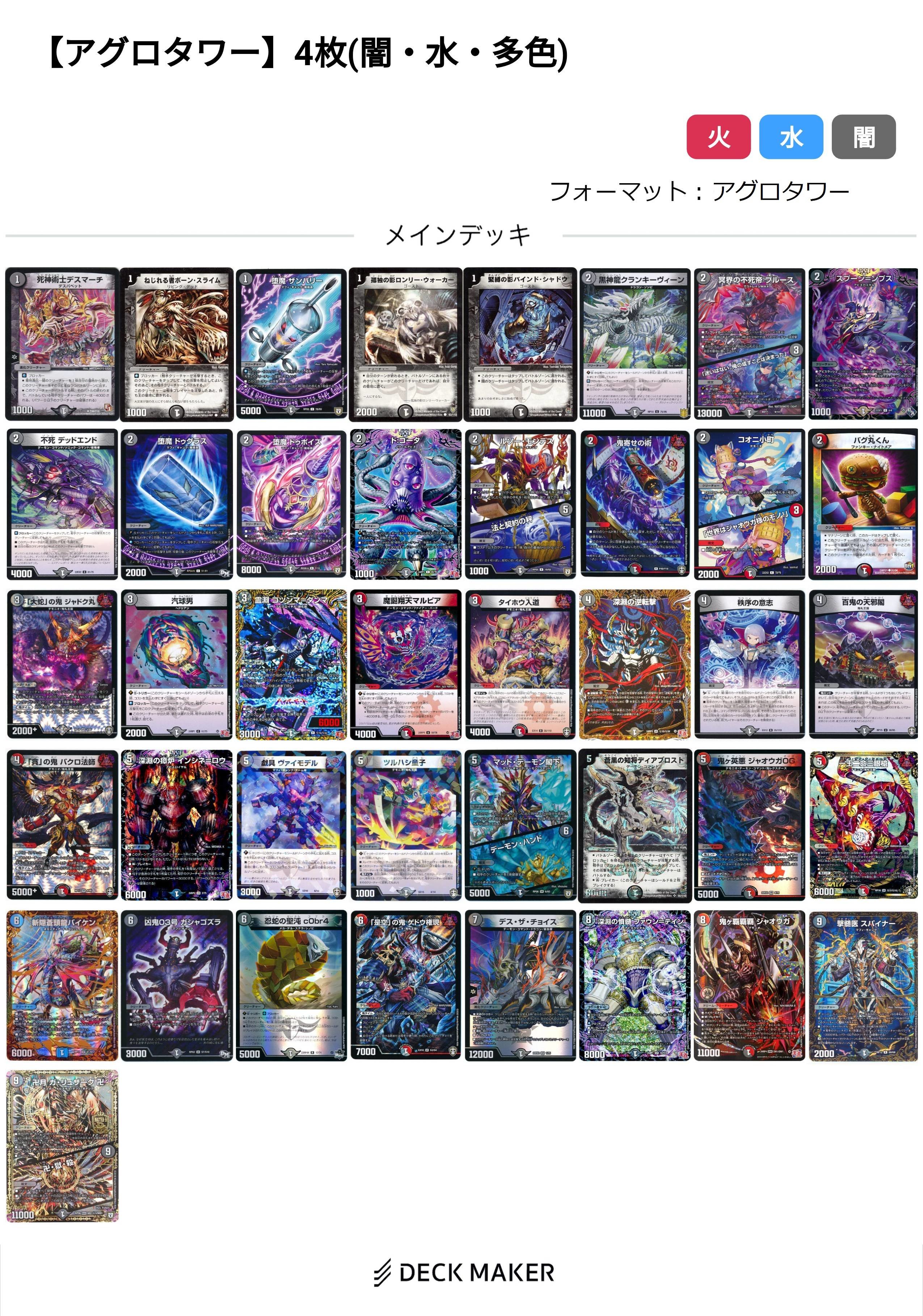 DM変種ルール】アグロタワーのすゝめ｜白