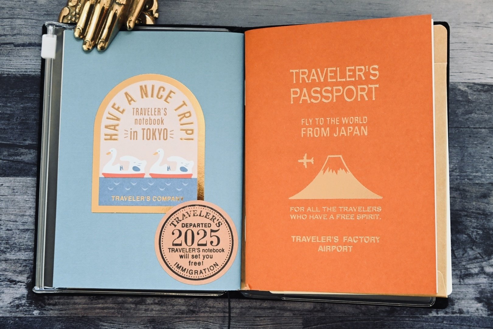 2025年】トラベラーズノート（パスポートサイズ）のセットアップが