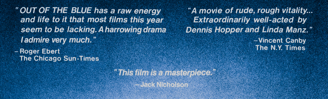デニス・ホッパーが監督したカナダ映画『アウト・オブ・ブルー』(1980