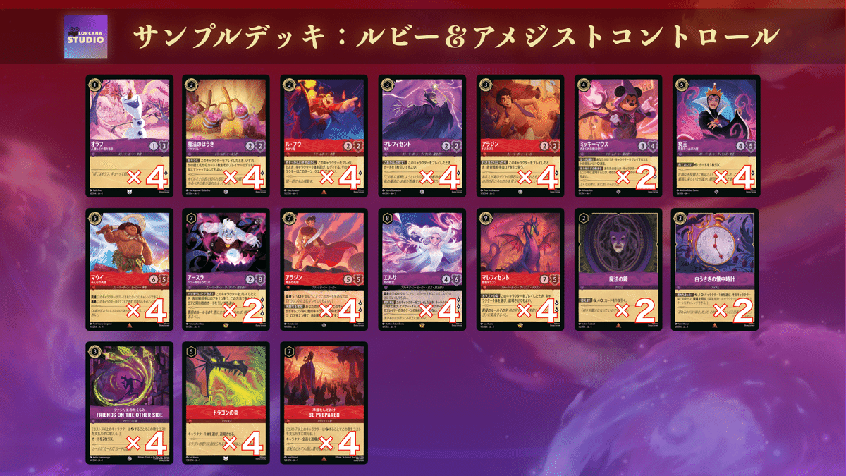 ディズニーロルカナ アメジスト まとめ売り ロルカナアメジストまとめ売り