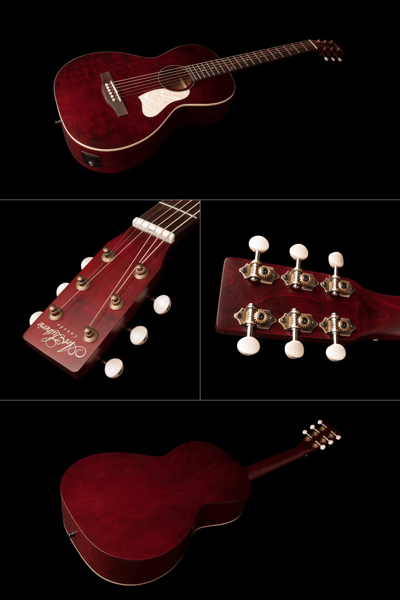 アート＆ルシアーによるパーラーシェイプ「Roadhouse Tennessee Red A