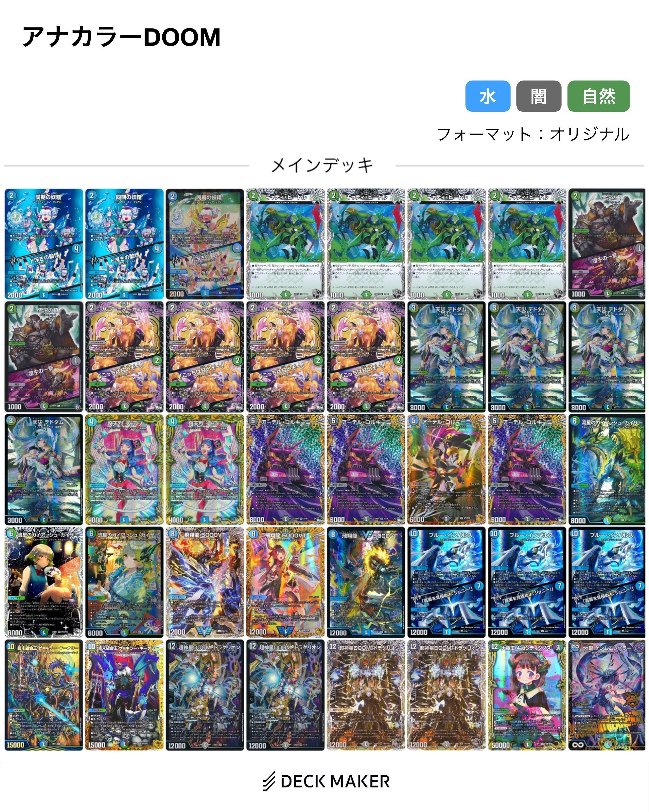 新殿堂後、アナカラーDOOM について｜にゃむ