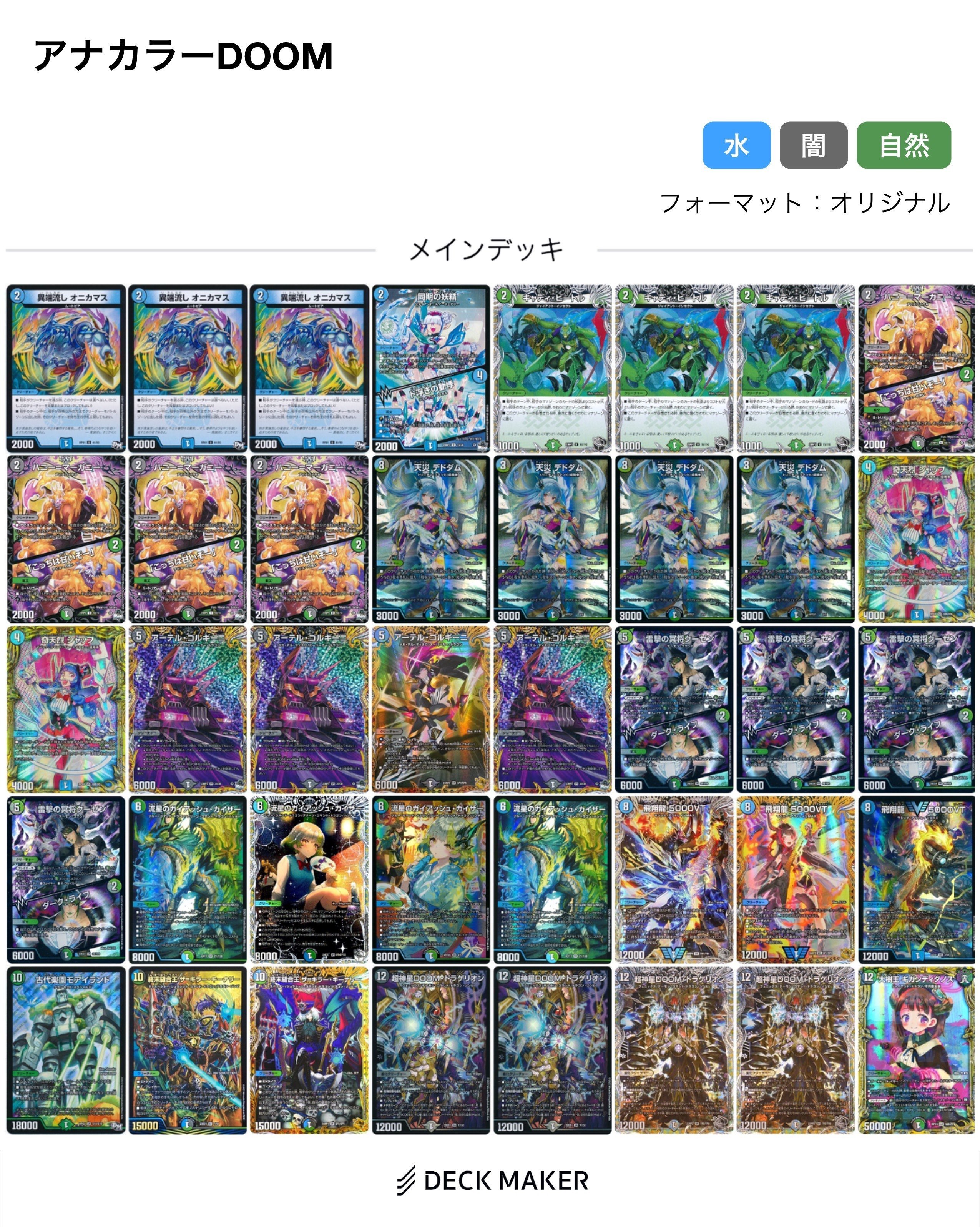 新殿堂後、アナカラーDOOM について｜にゃむ