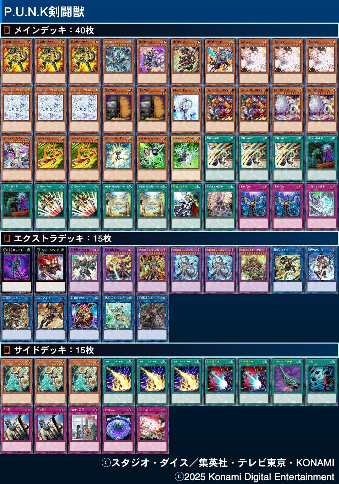 遊戯王OCG】剣闘獣解説(P.U.N.K.型)｜旅人