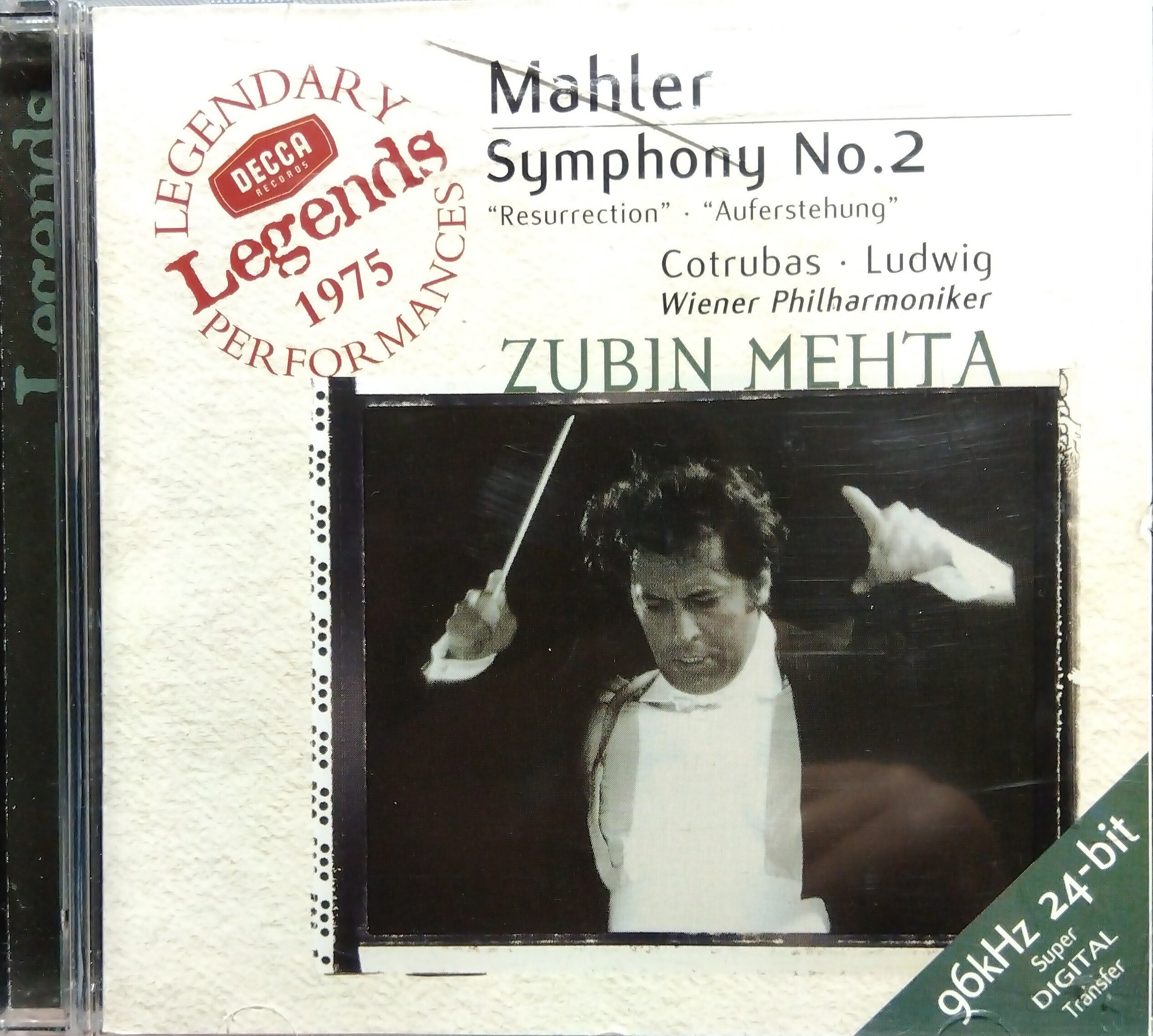 メータ指揮 ウィーン・フィルによるマーラー:交響曲第2番《復活