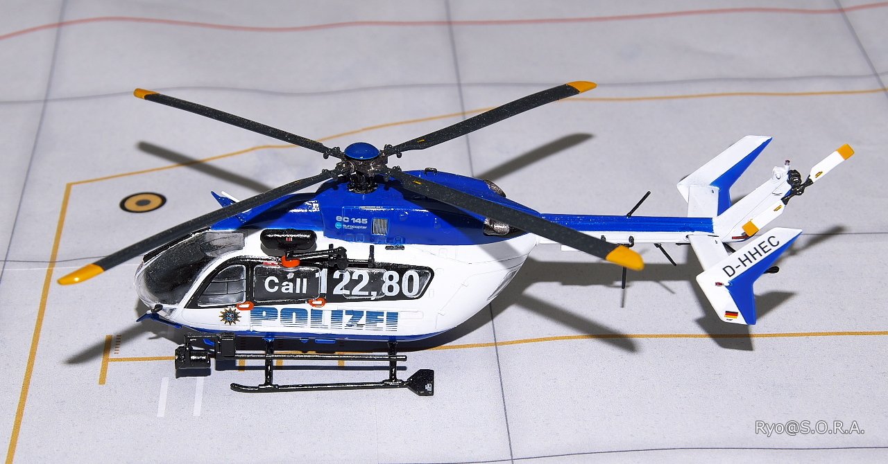 プラモデル製作記 レベル 1/72 ユーロコプター EC145｜Ryo@S.O.R.A.