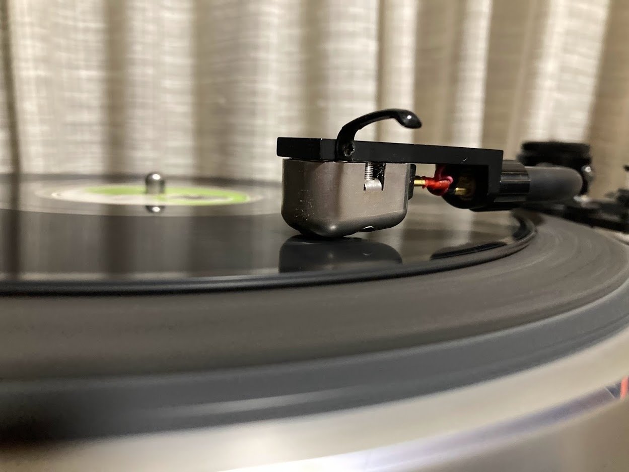 割れたSPレコードの修復、オーディオテクニカAT-MONO3/SPによるRIAA