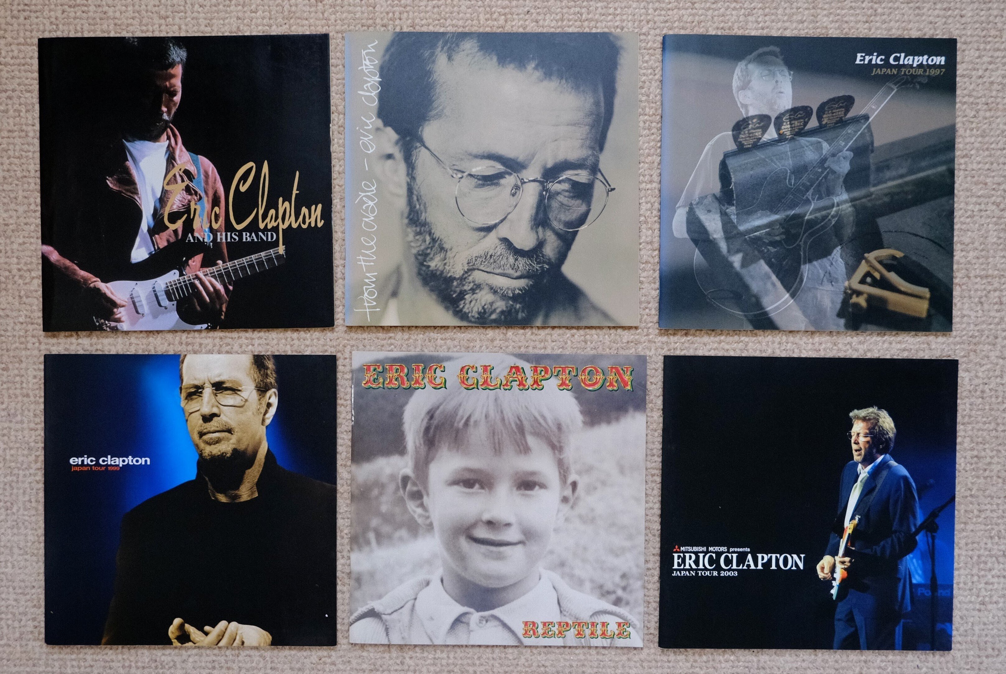 Eric Clapton 来日公演プログラム 1993～1997年｜ocean