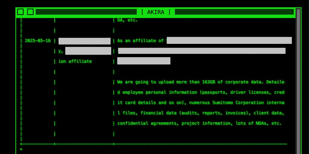 速報）日本の大手商社がランサムウェア「AKIRA」に感染か｜Darkpedia