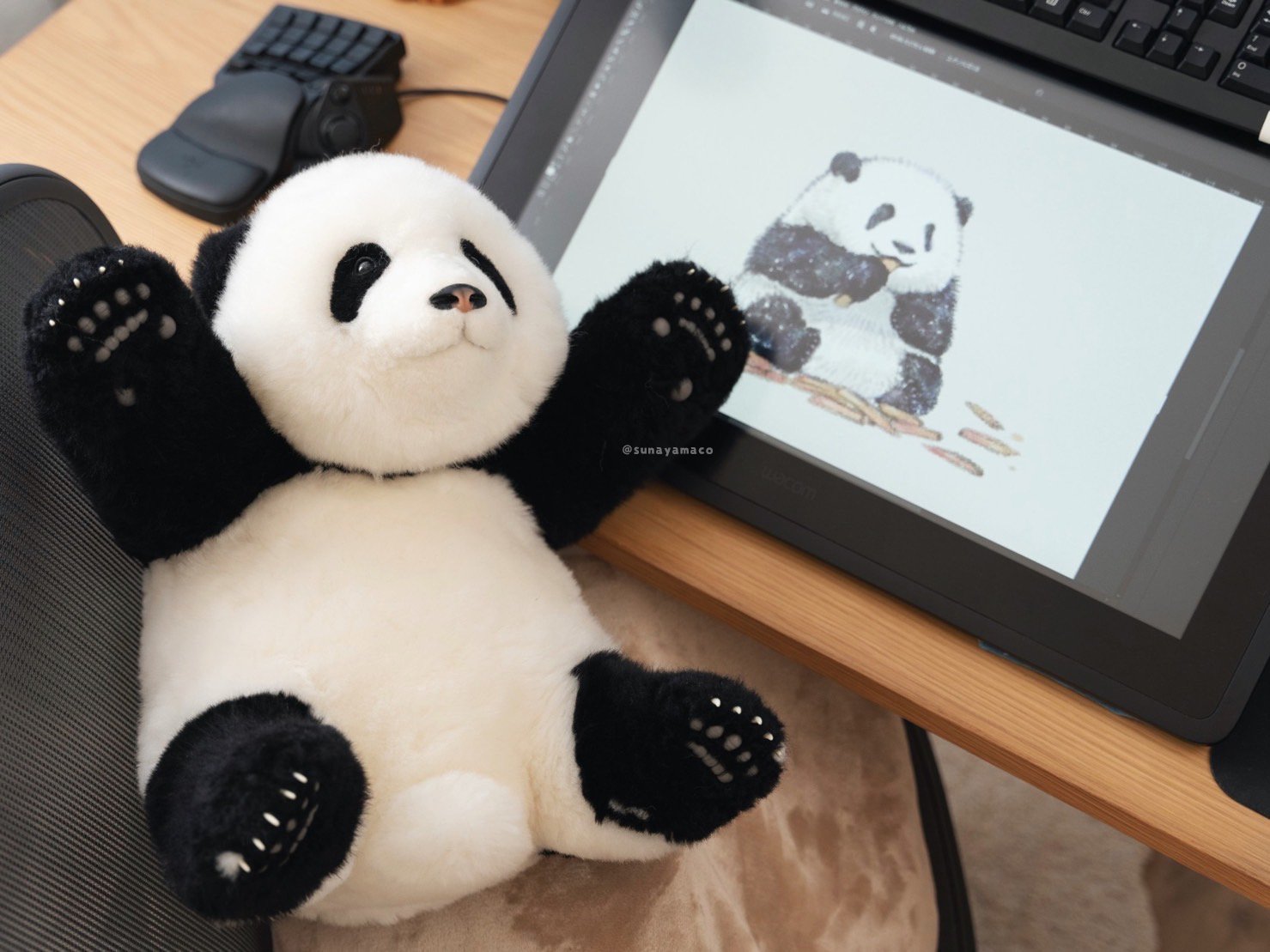 新品❣️ 大阪万博中国館 限定 パンダ ぬいぐるみ 脱着可ストラップ