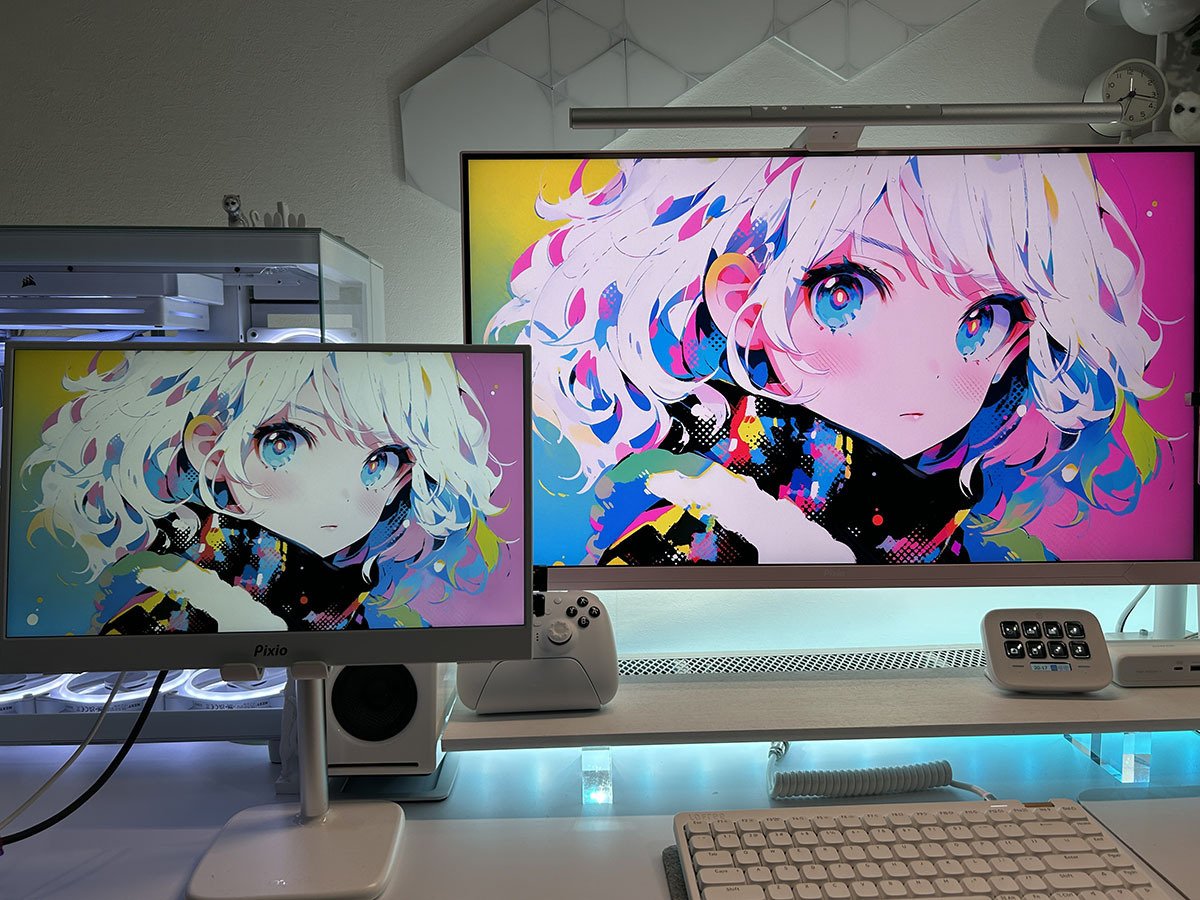 レビュー】Pixio PX160 Wave White ゲームにも仕事にもどこでも使える