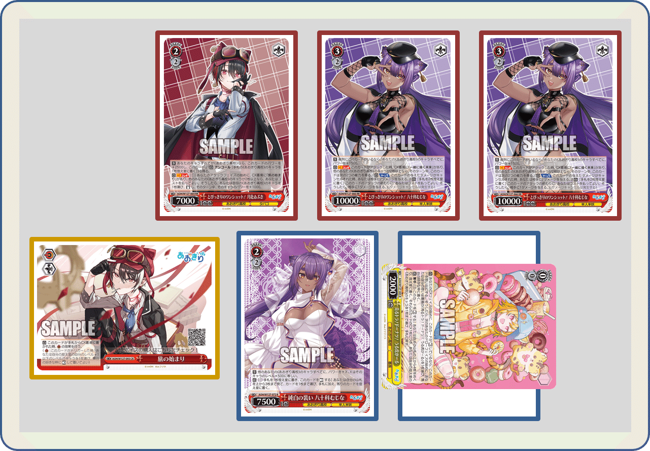 24時間以内発送】あおぎり高校 8電源デッキ 24時間以内発送】あおぎり