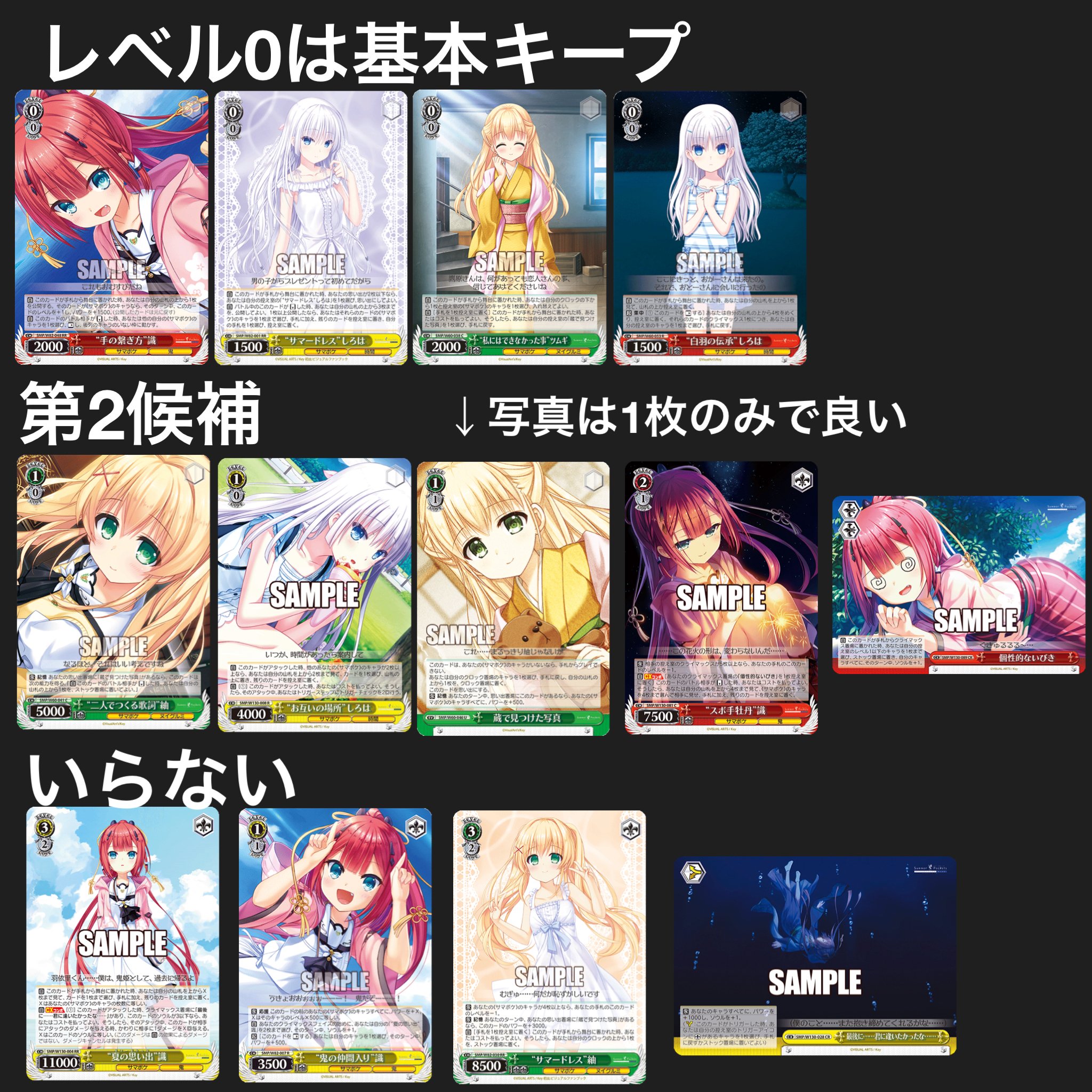 WSデッキ紹介サマポケストブ枝｜テラ