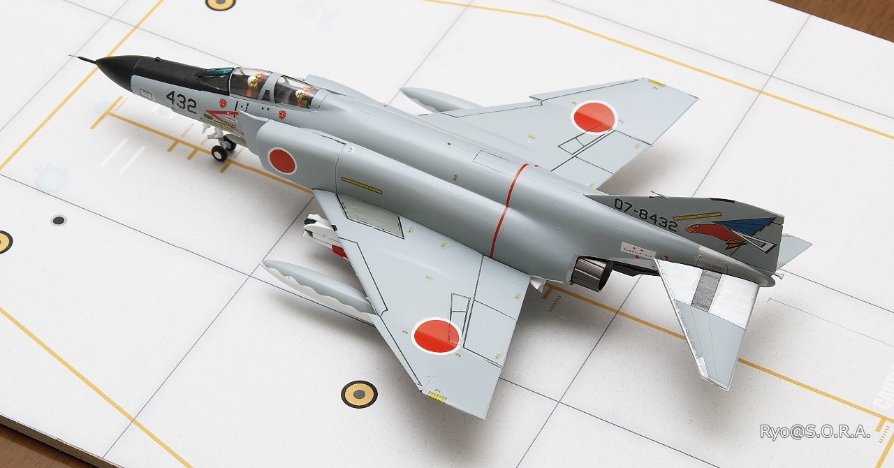 プラモデル製作記 ハセガワ 1/72 F-4EJ ファントムII｜Ryo@S.O.R.A.