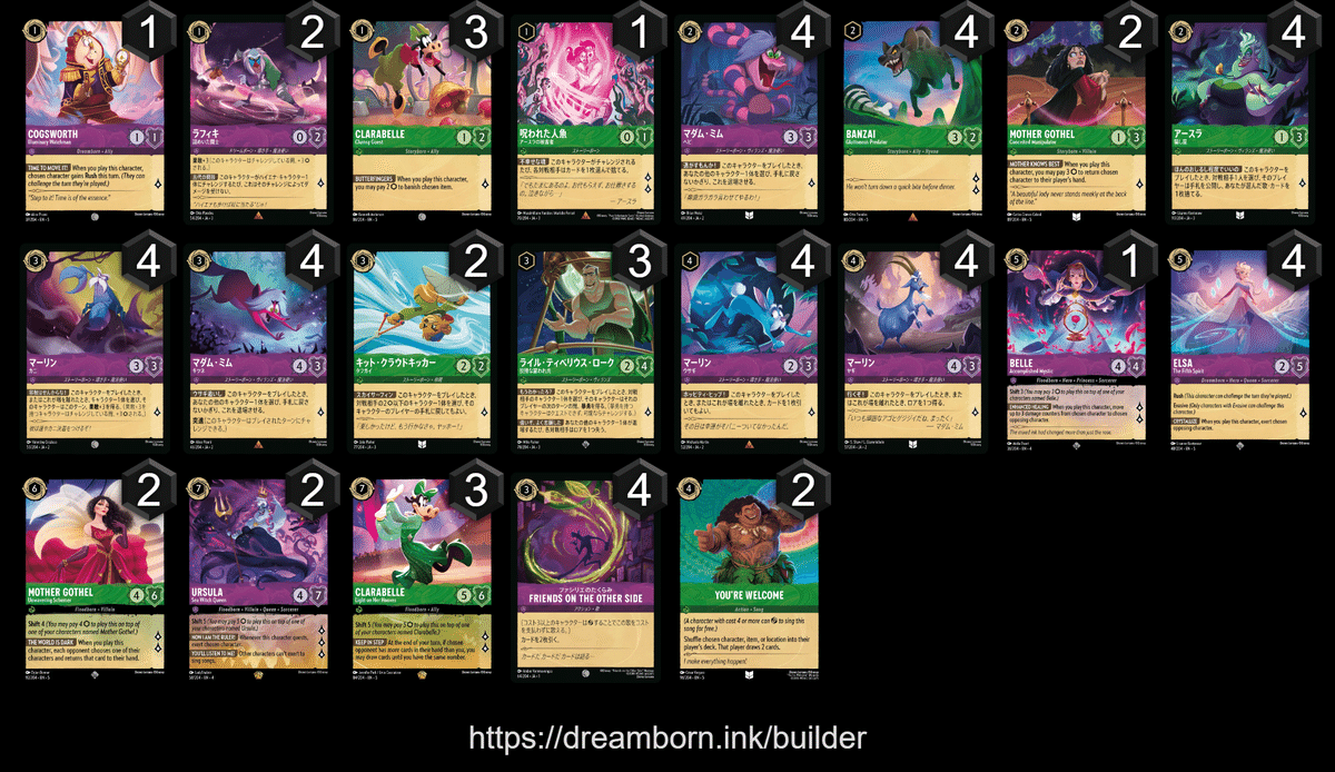 Tial1】ロルカナ ルビーアメジスト 優勝デッキ【1弾から勝つ】 Tial1