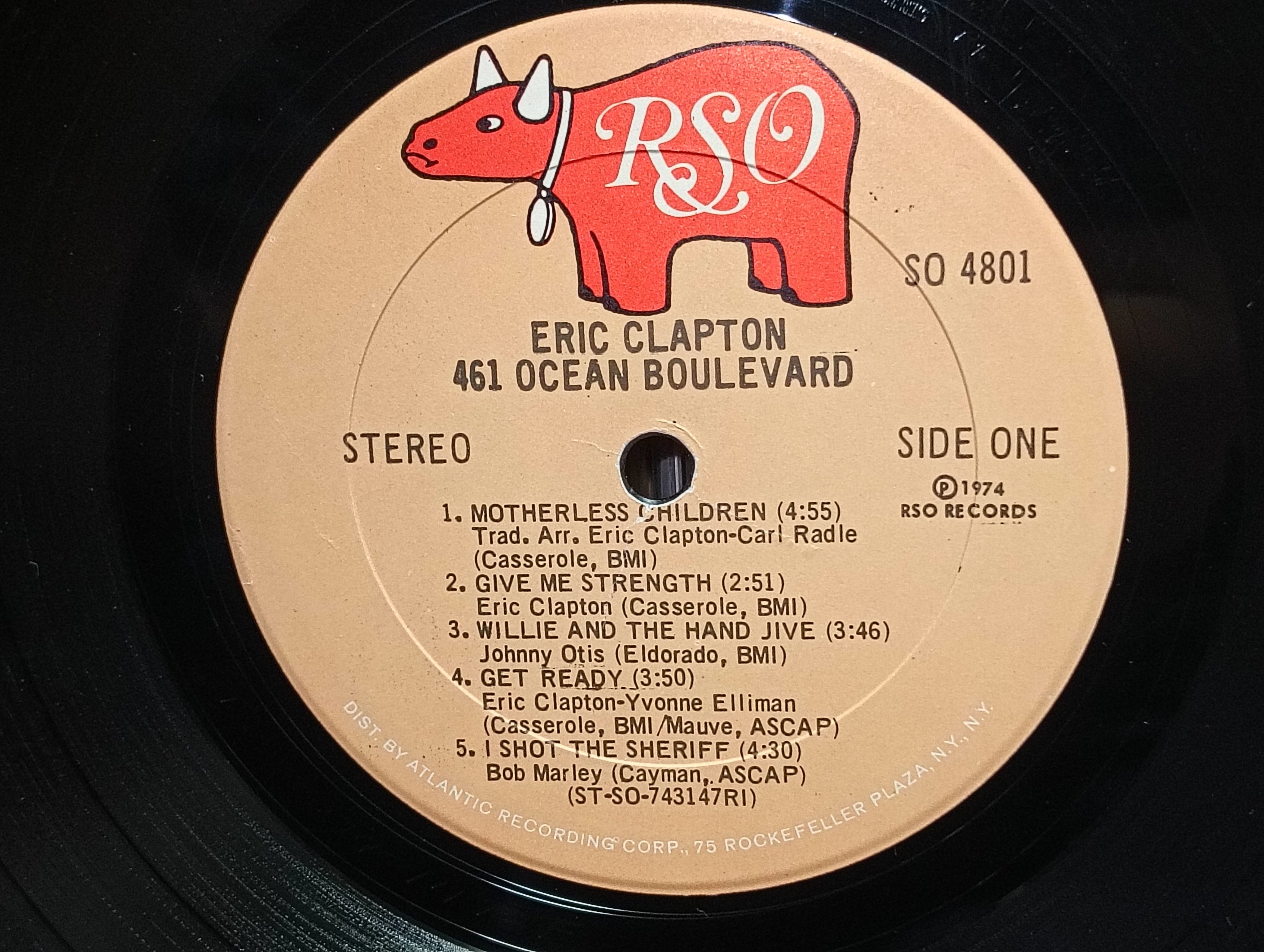 461 Ocean Boulevard】(1974) Eric Clapton アナログ盤で聴いてみた