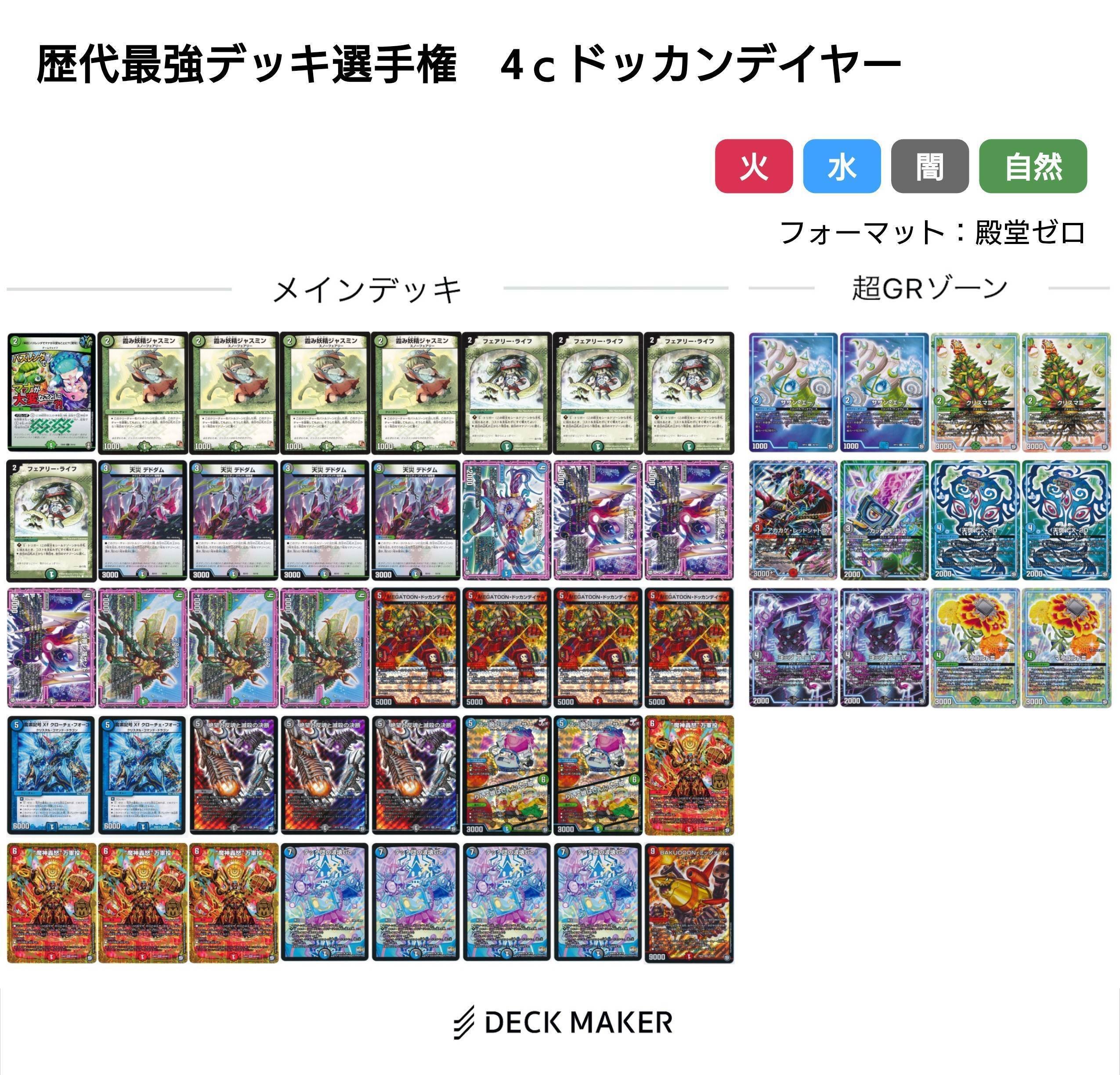 4cドッカンデイヤー【デュエマ歴代最強デッキ㊴】｜れもん