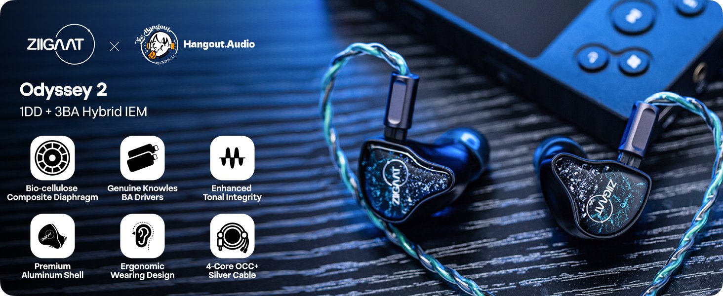 □ZiiGaat Odyssey 2 紹介｜イヤホンジャックと豆🐒@ポタオデ