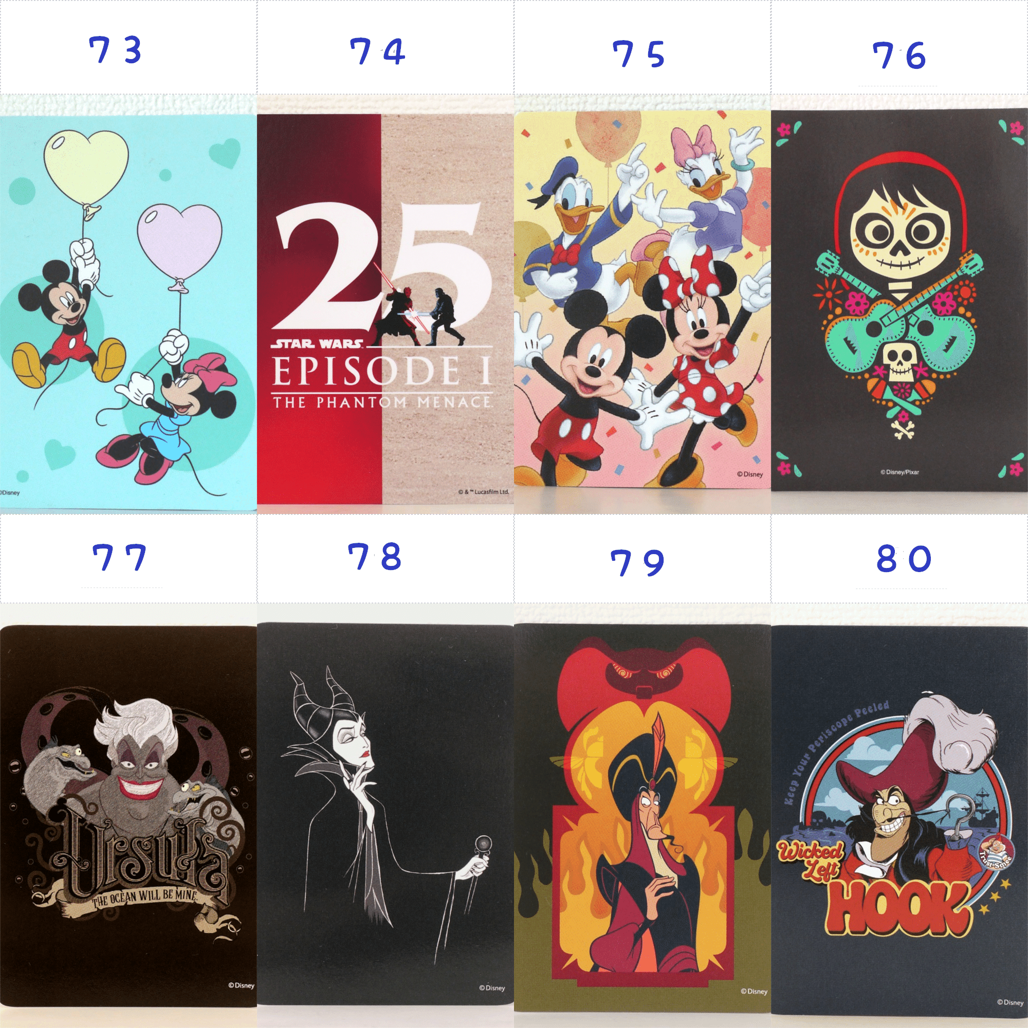 ディズニーストアのじゃんけんカード一覧✊✌✋｜·*LUNA*·