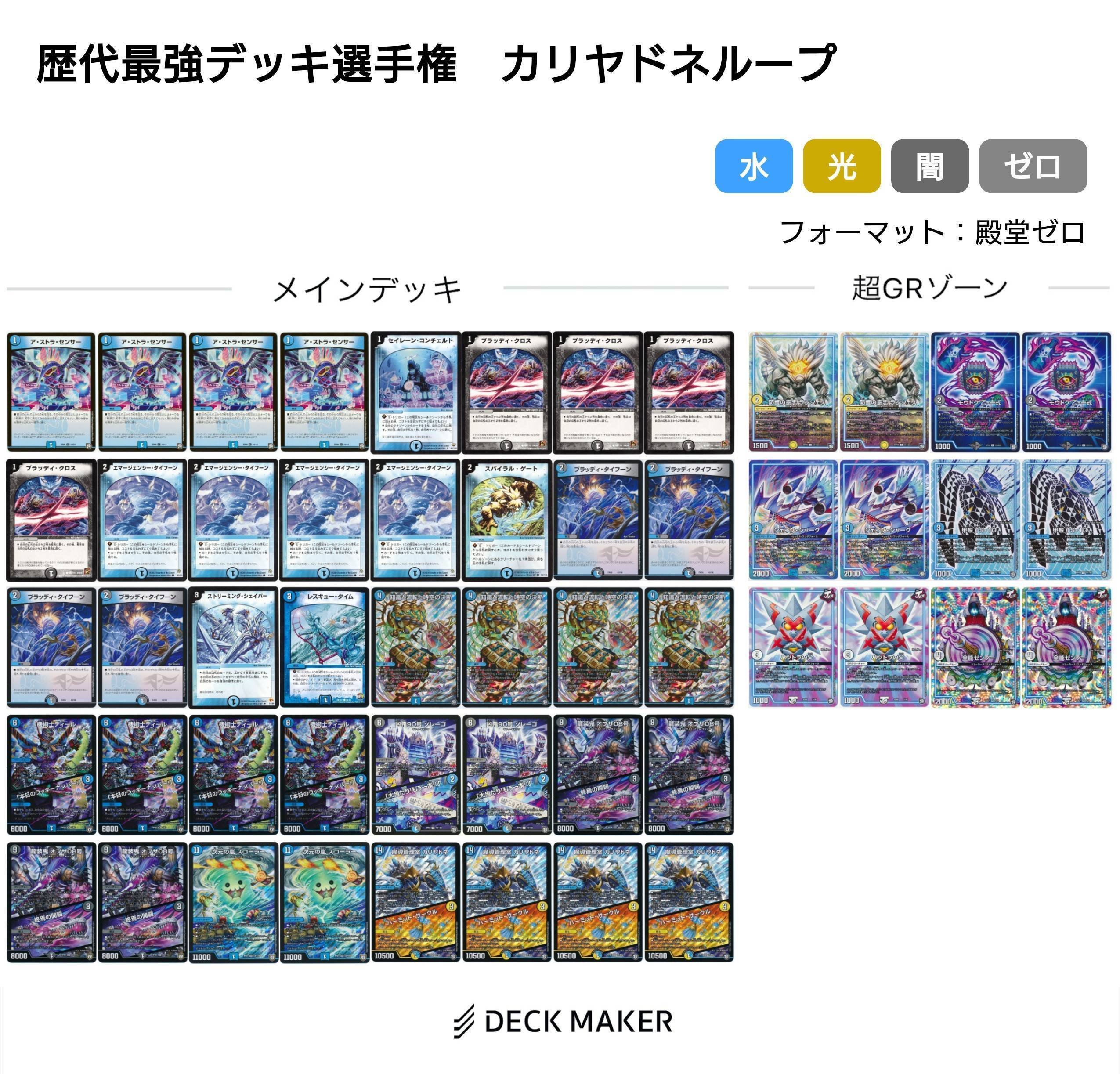 カリヤドネループ【デュエマ歴代最強デッキ㊺】｜れもん