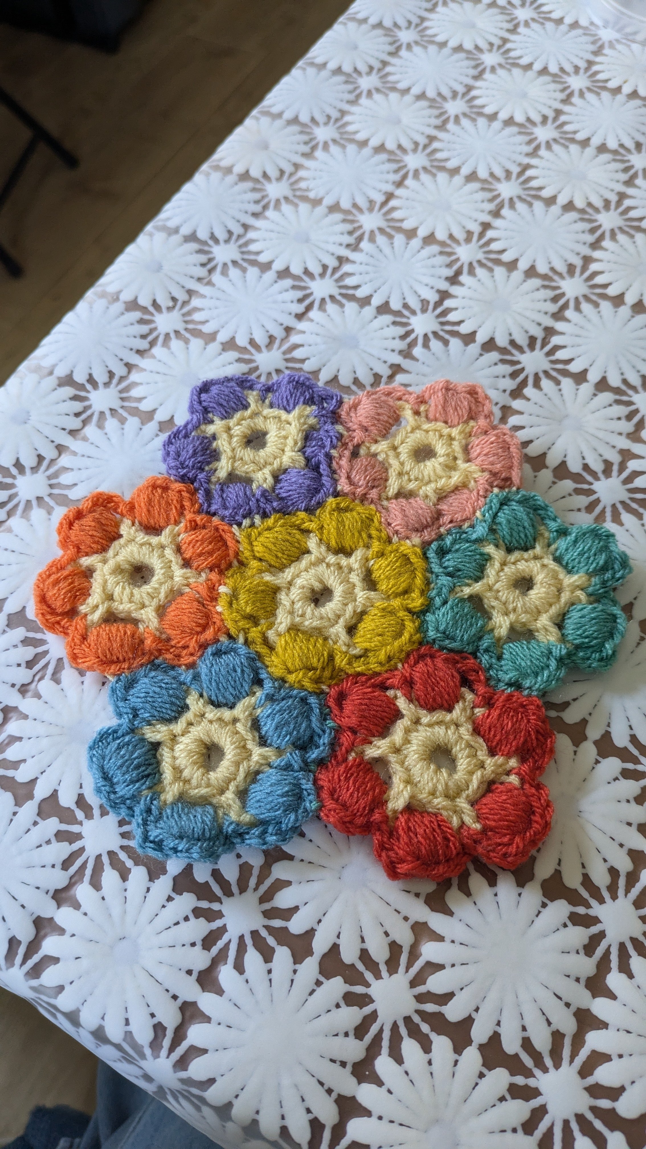 ペルシアンタイルブランケットを編む③＋春夏に編んだものたち｜あき