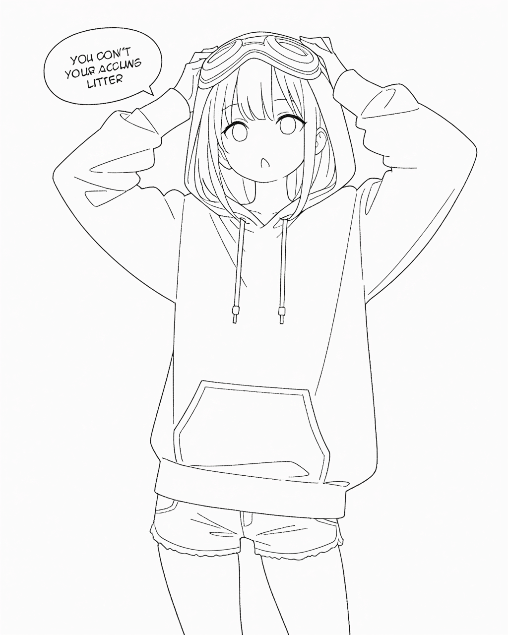 no nose】線画を引きの画にする検証【自作Kontext LoRA】｜あやおい