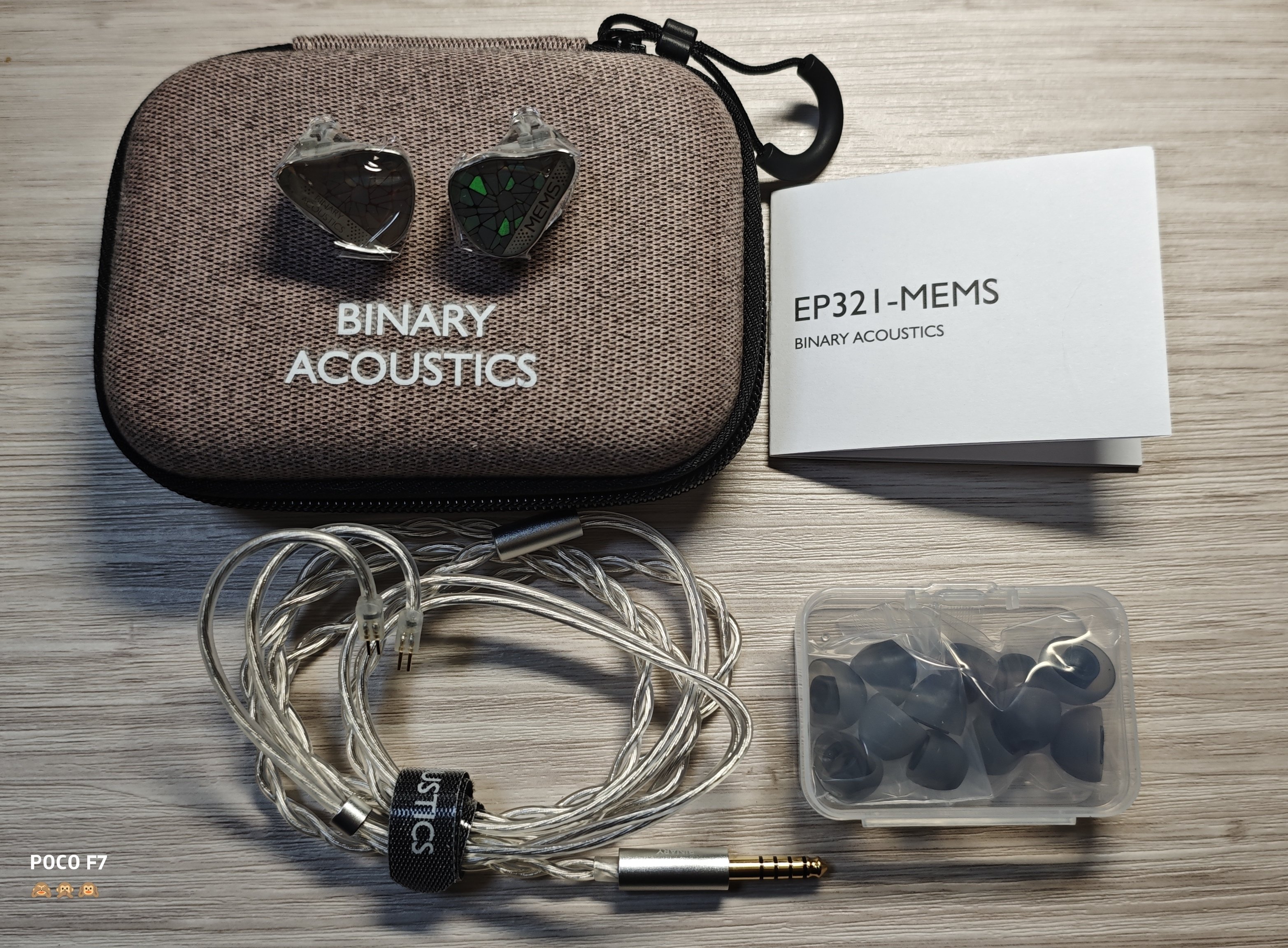 □ Binary EP321 MEMS 紹介｜イヤホンジャックと豆🐒@ポタオデ