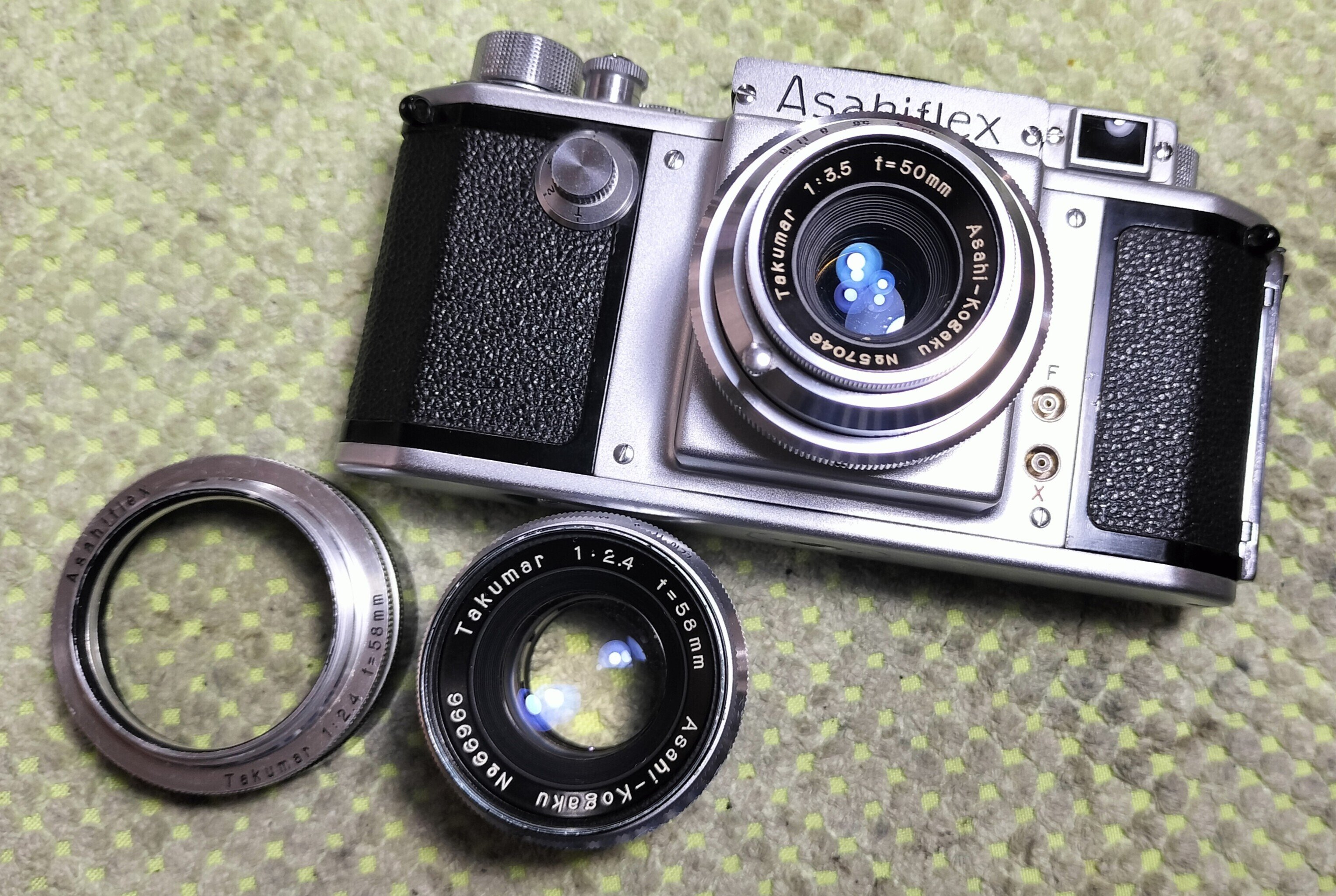 Pentax Takumar 58mm F/2.4 M37の分解｜フィルムカメラ修理のアクアカメラ