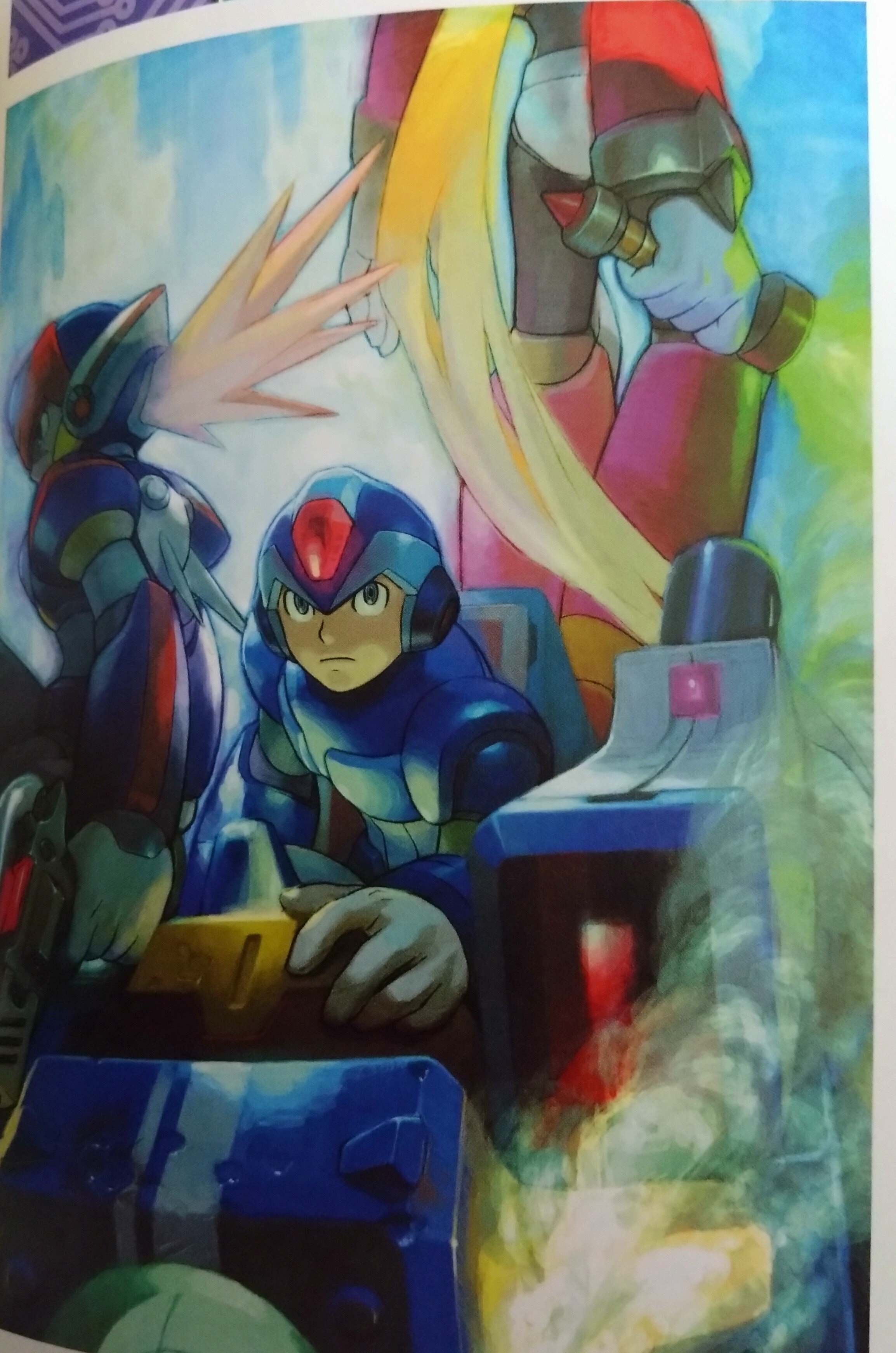 雑誌表紙】やっと見つけた ここまで来た【ロックマンX8】[追記あり