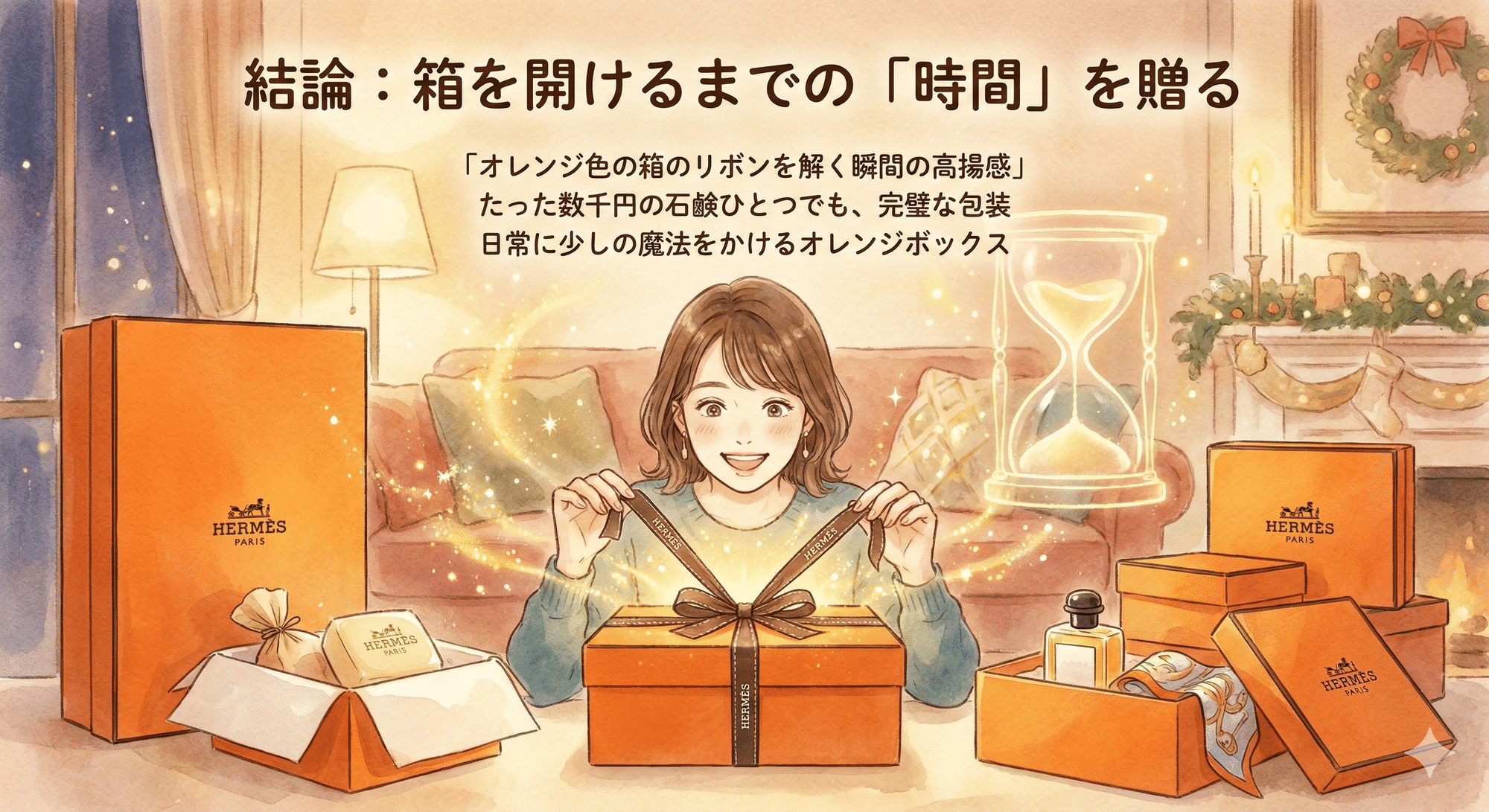 エルメス 空箱など 合計58点 オレンジボックス スカーフ チャーム