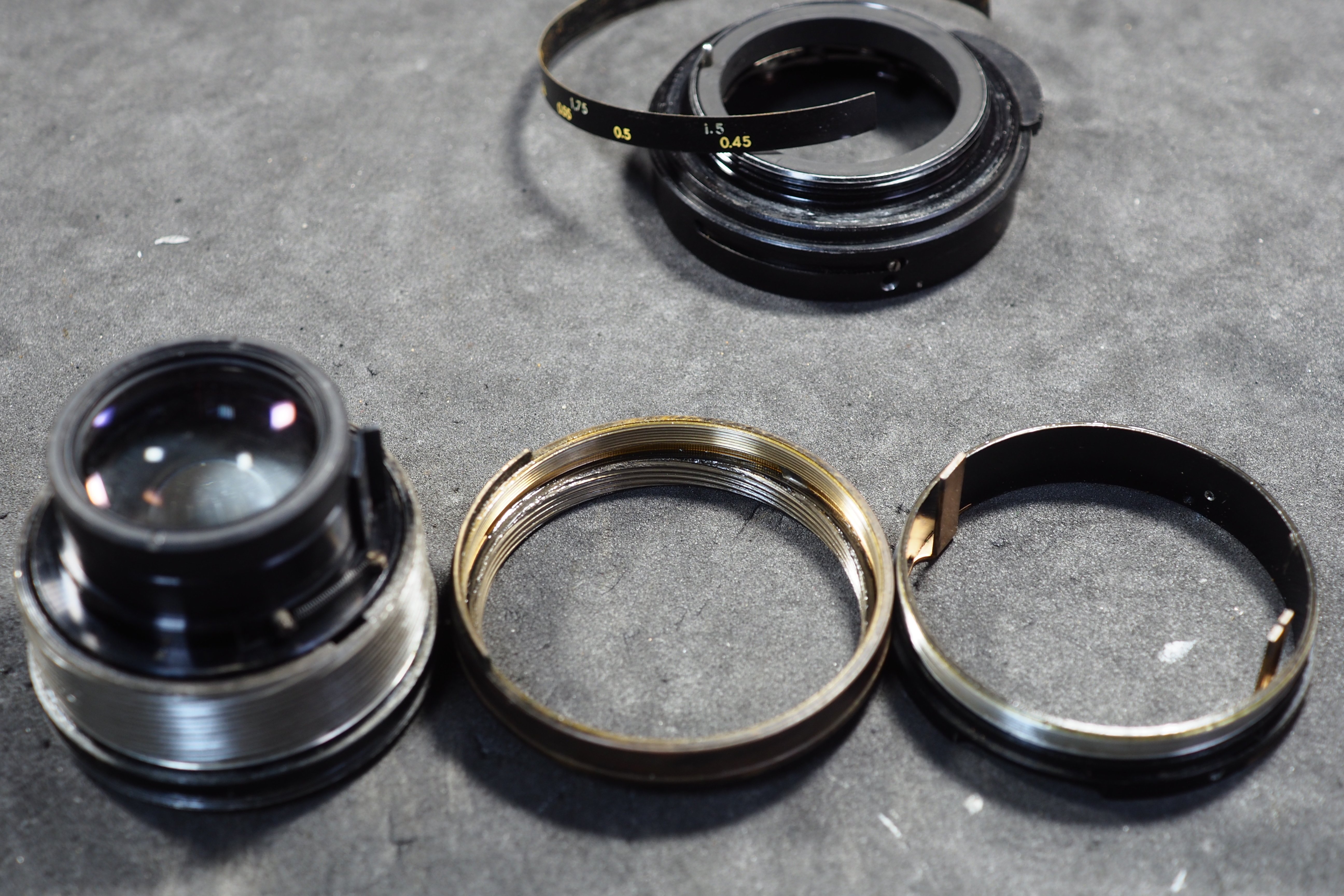 オールドレンズのレストア作業 Super-Takumar 55mm F1.8 (前期