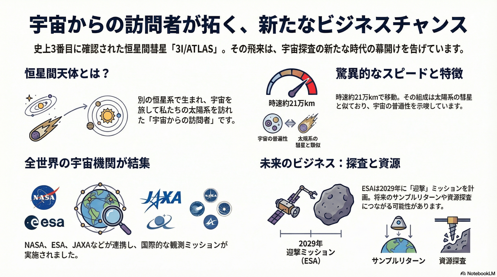 宇宙からの「訪問者」3I/ATLAS――恒星間天体がもたらす宇宙ビジネスの