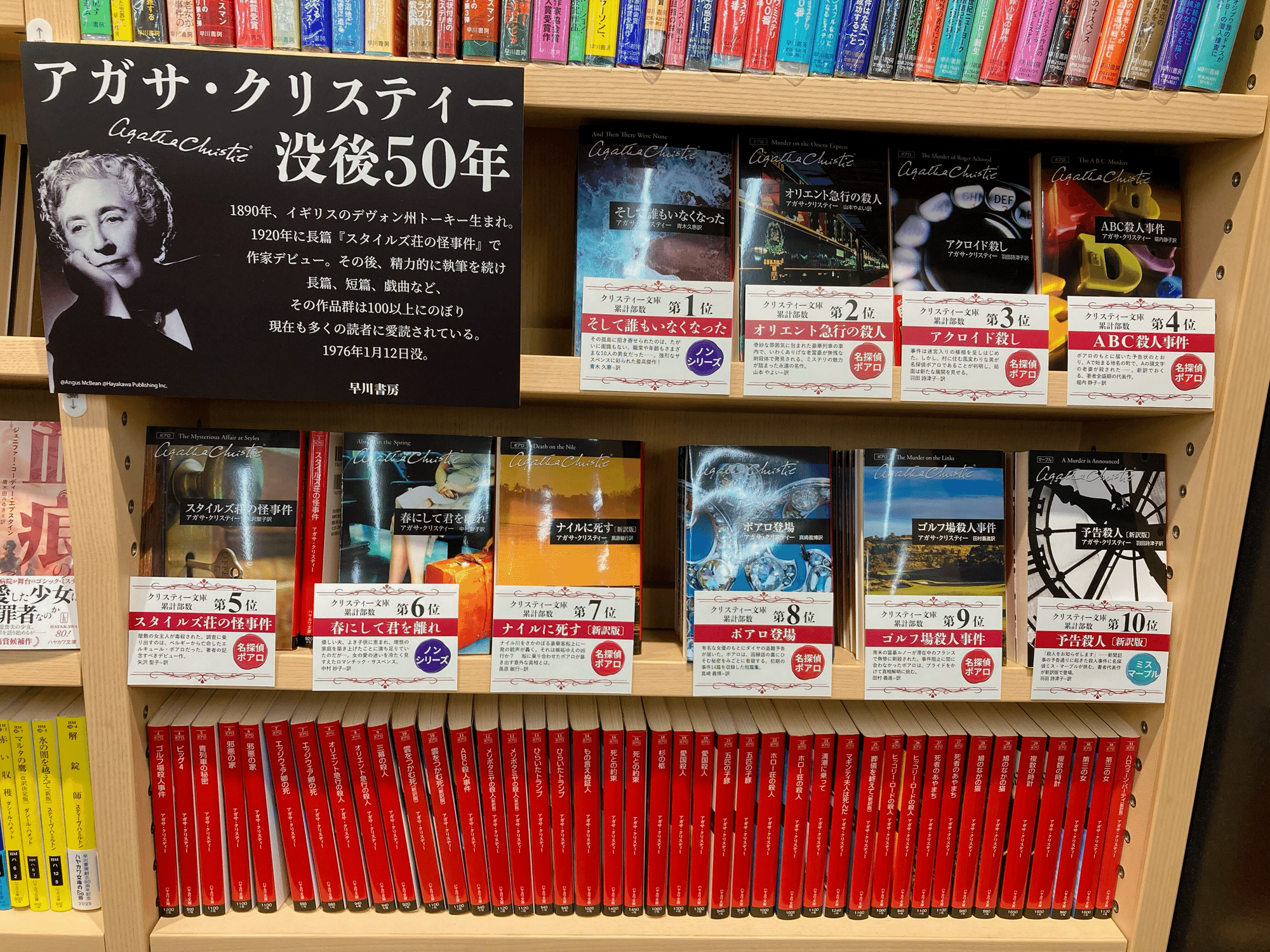 アガサ・クリスティー没後50年】2026年はアガサ・クリスティー記念