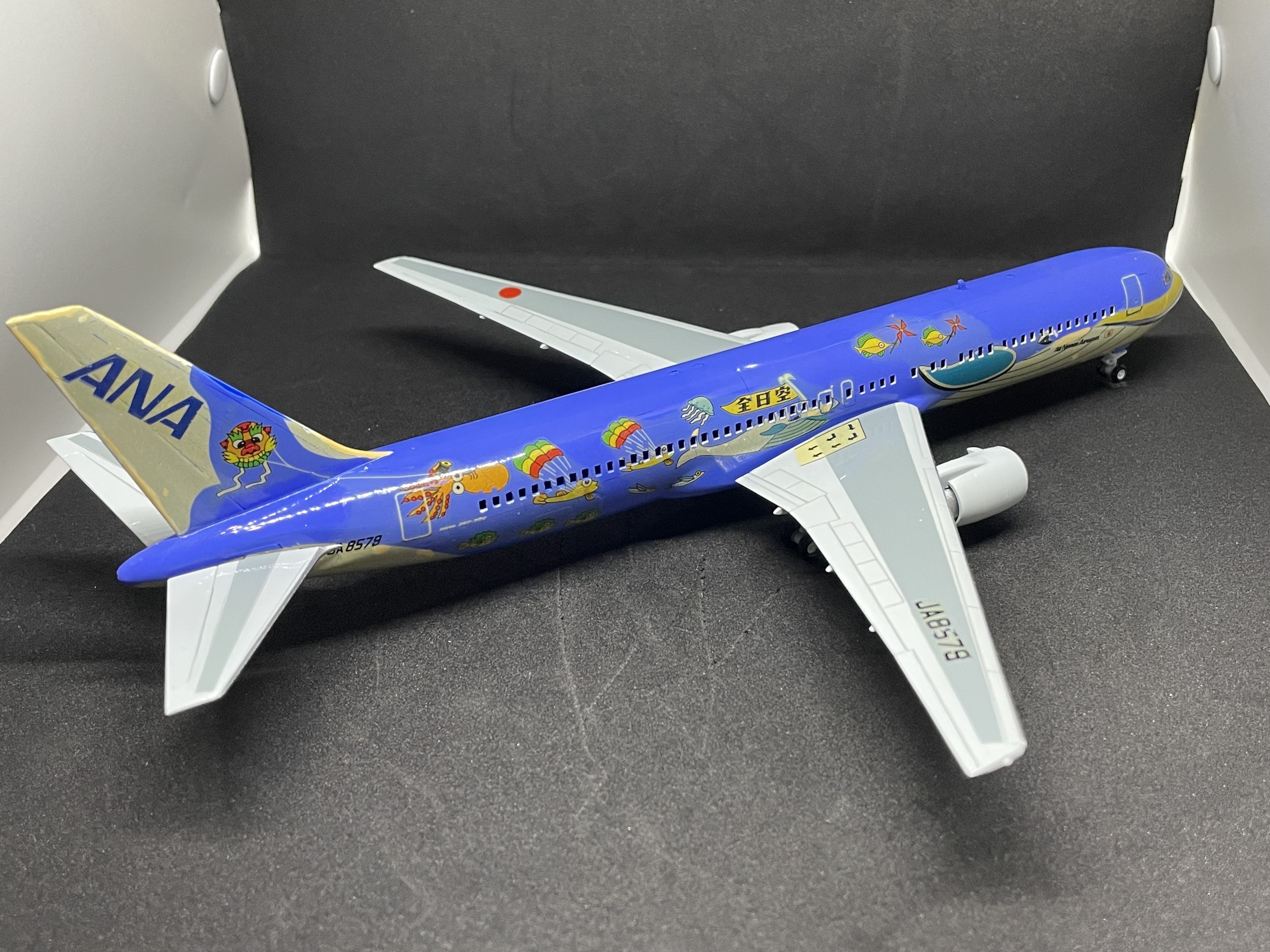 1/200ボーイング767-300マリンジャンボJrをつくってみた｜こねこなめこ