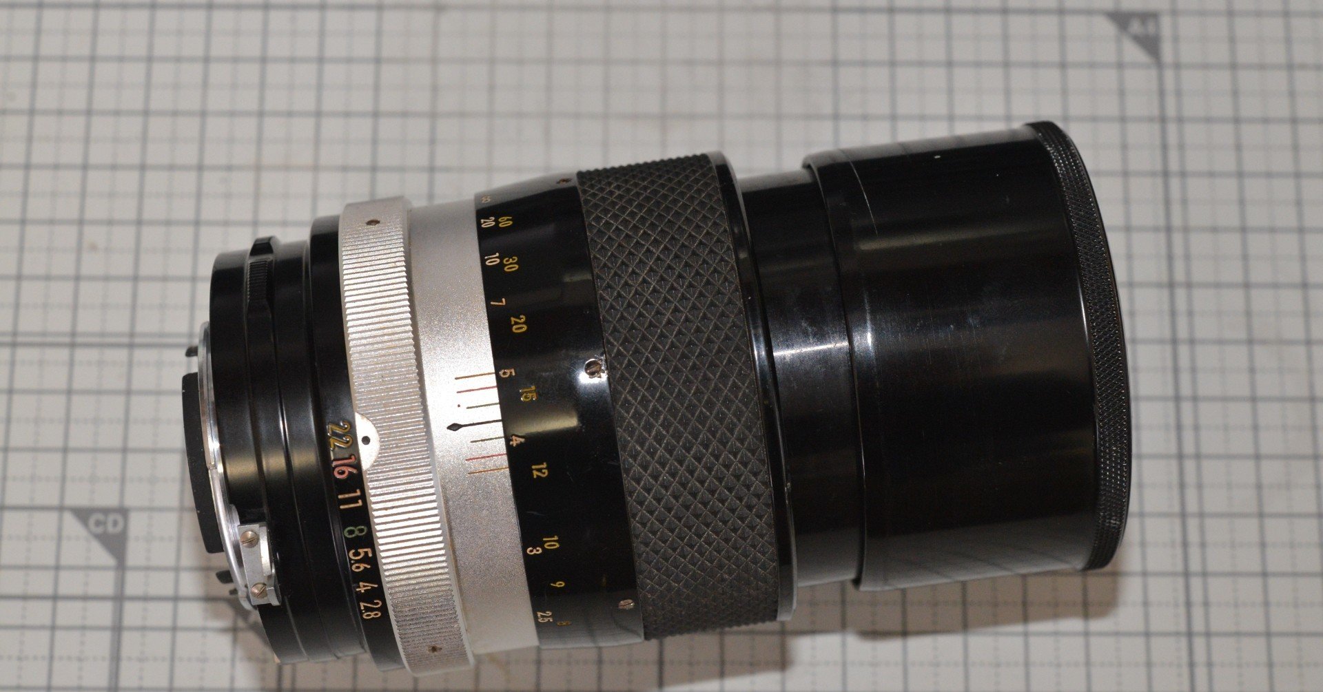 ニコンの激安中古レンズを復活させる（その11）NIKKOR-Q Auto 135mm