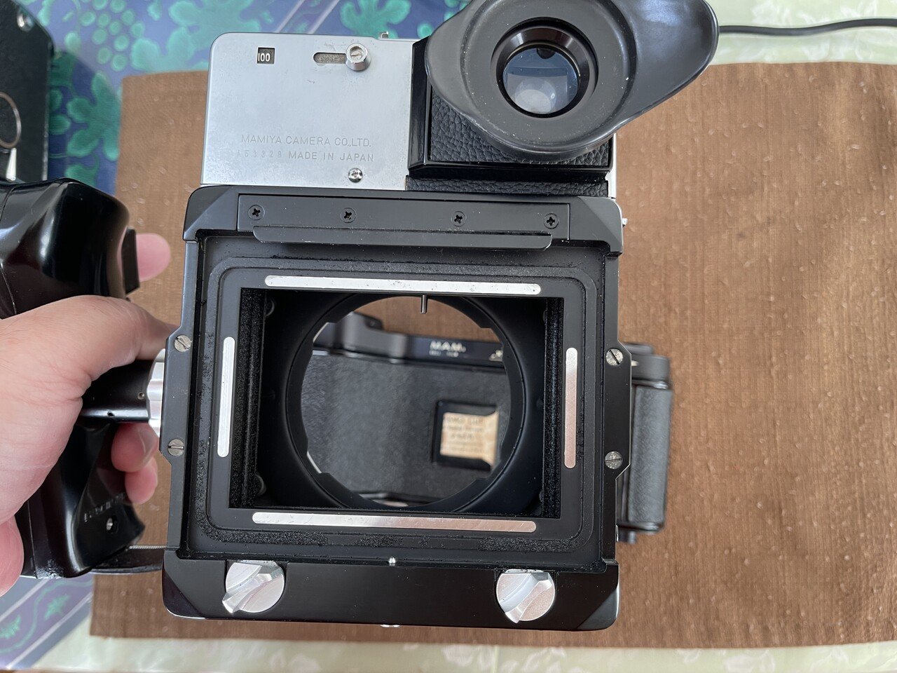 Using Mamiya Universal Press｜怪力熊男