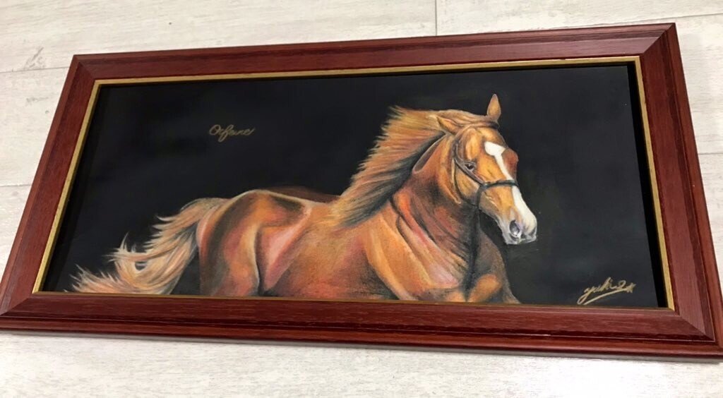 はじめて馬の絵を描いた日。｜佐藤 優紀 サラブレッド画家 兼 コピー