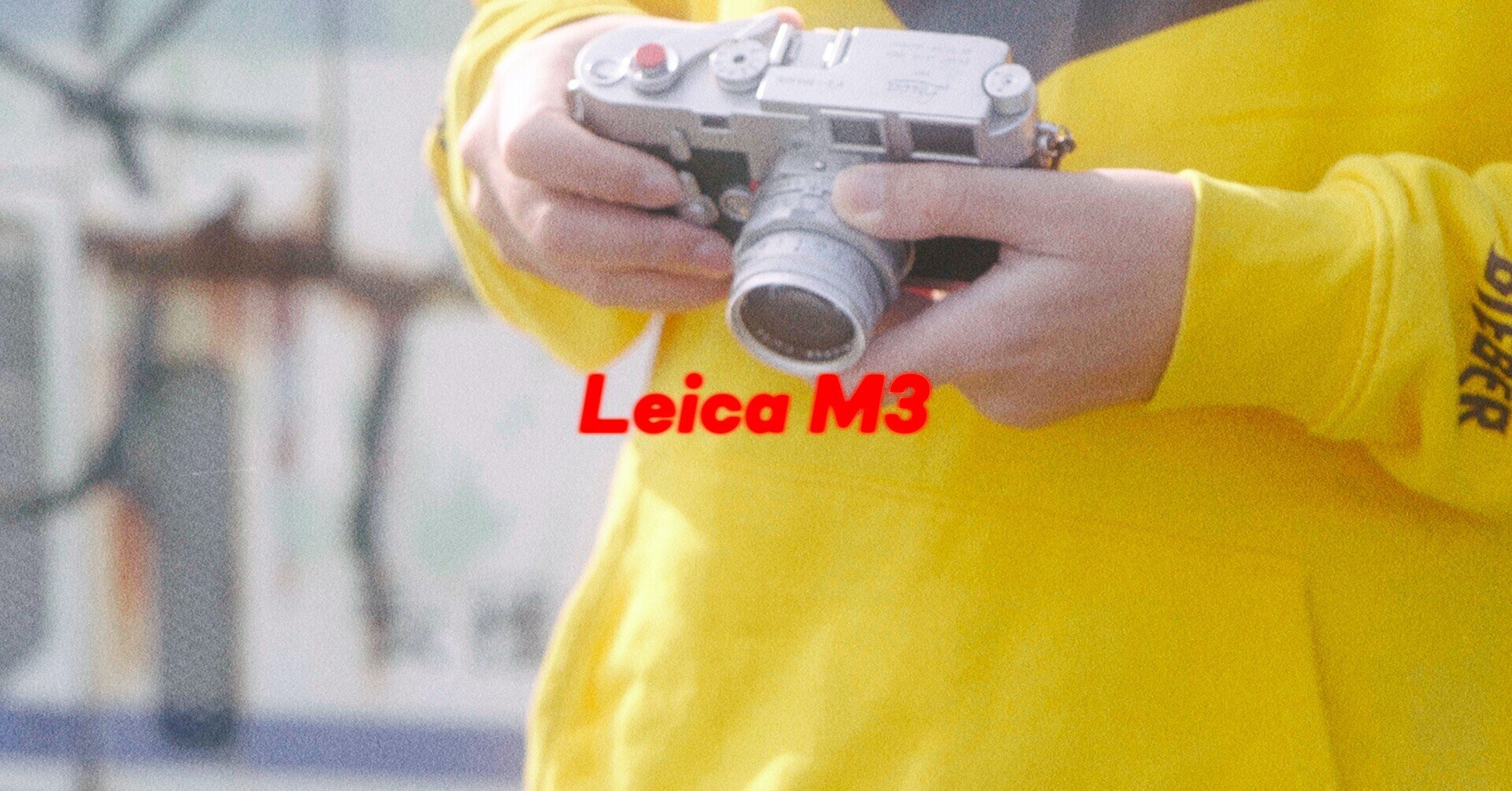作例あり】フィルムカメラの王様LeicaM3を持って散歩に【レンジ