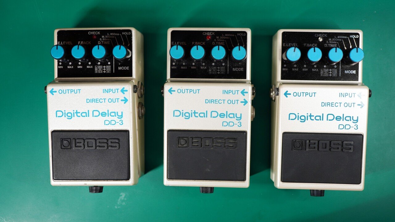 BOSS DD-3 MADE IN JAPAN 1st Versionの修理｜ebi-san
