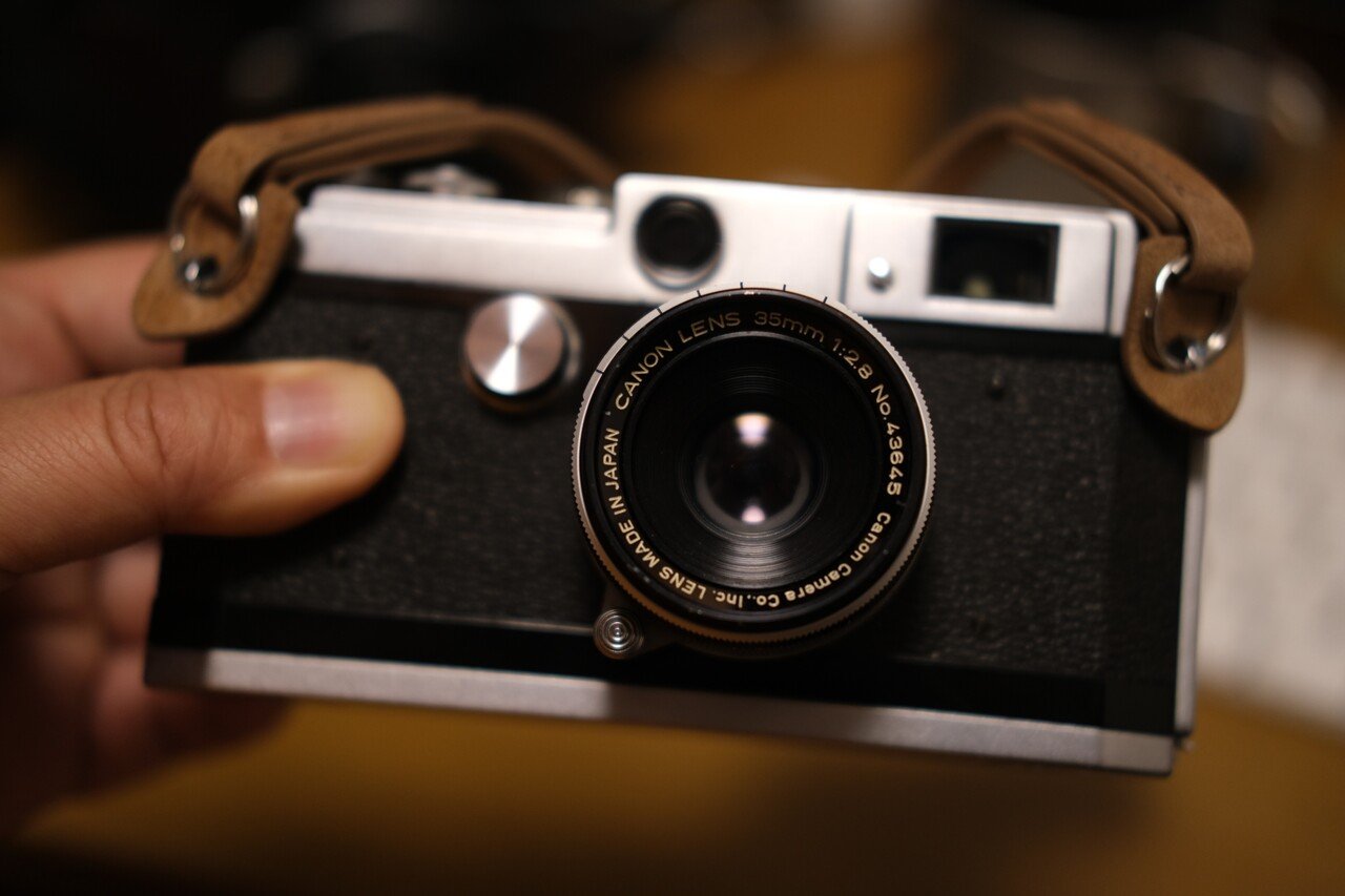 オーバーホールしたCanon L1 でモノクロフィルム（自家現像10本目