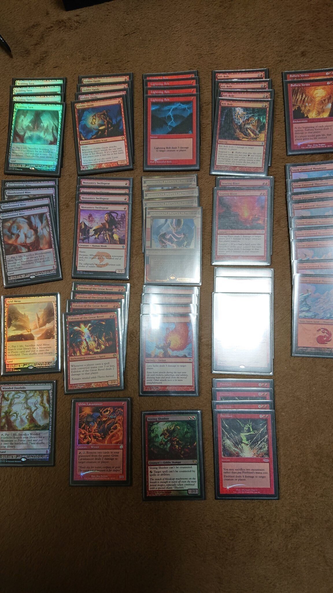 MTG】レガシー環境における赤単バーンデッキ（対戦編）｜フカヒレ