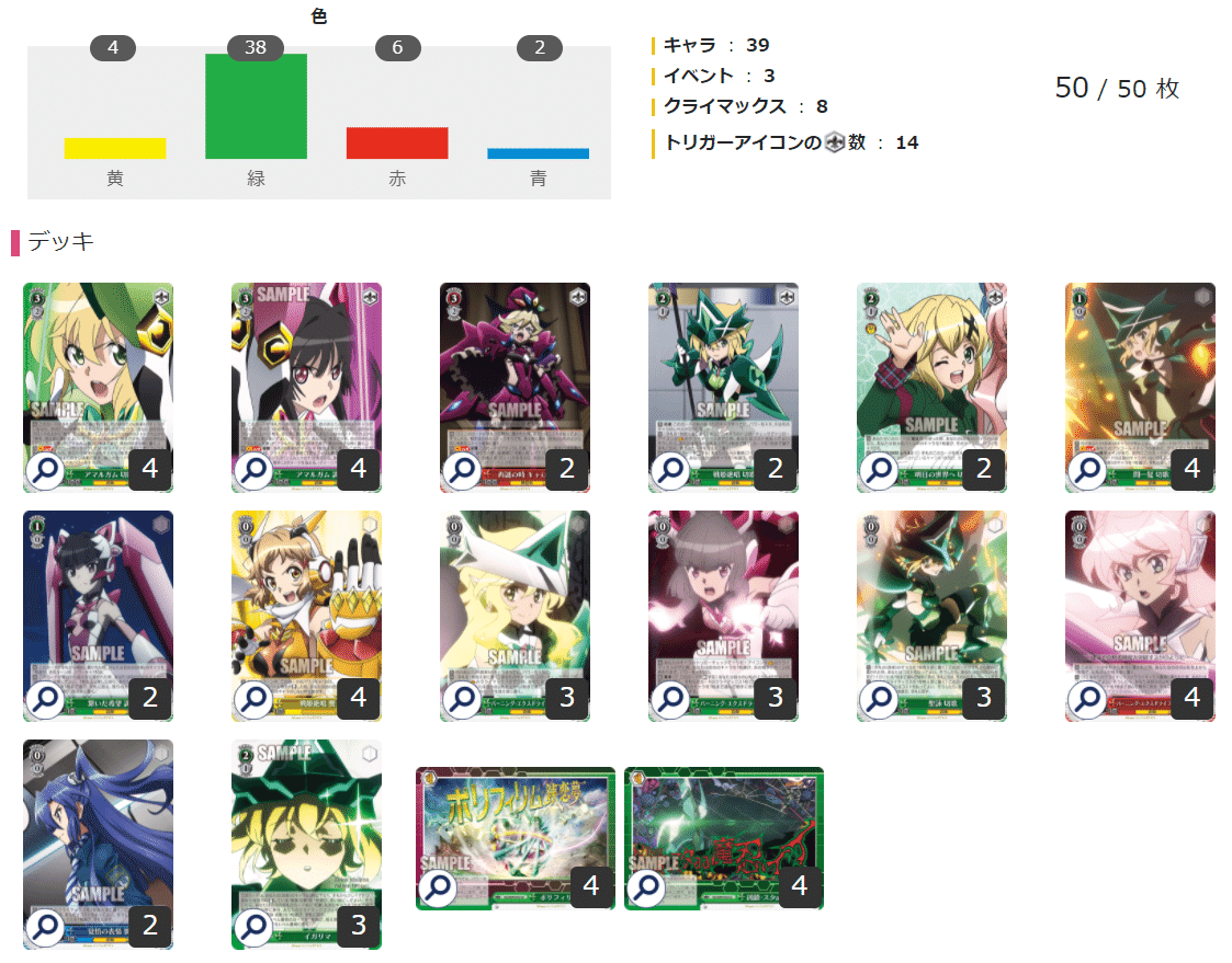 WS】8宝シンフォギア【切調】｜エルヴィー